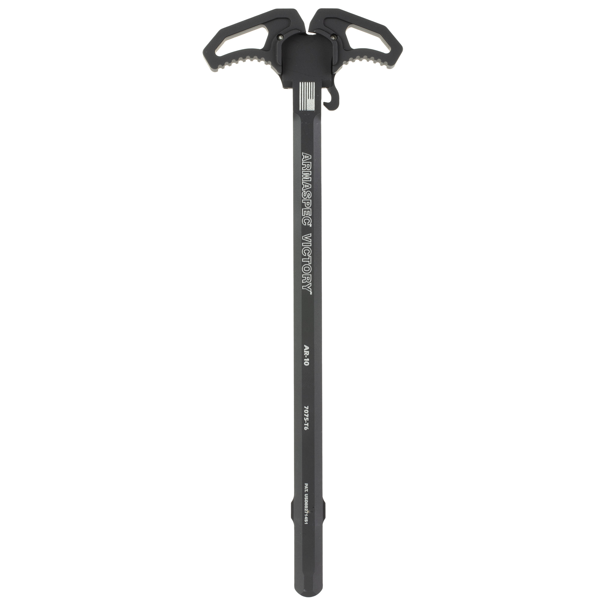 Armaspec Victory, AR-10 Charging Handle, Ambidextrous, Black - Armaspec