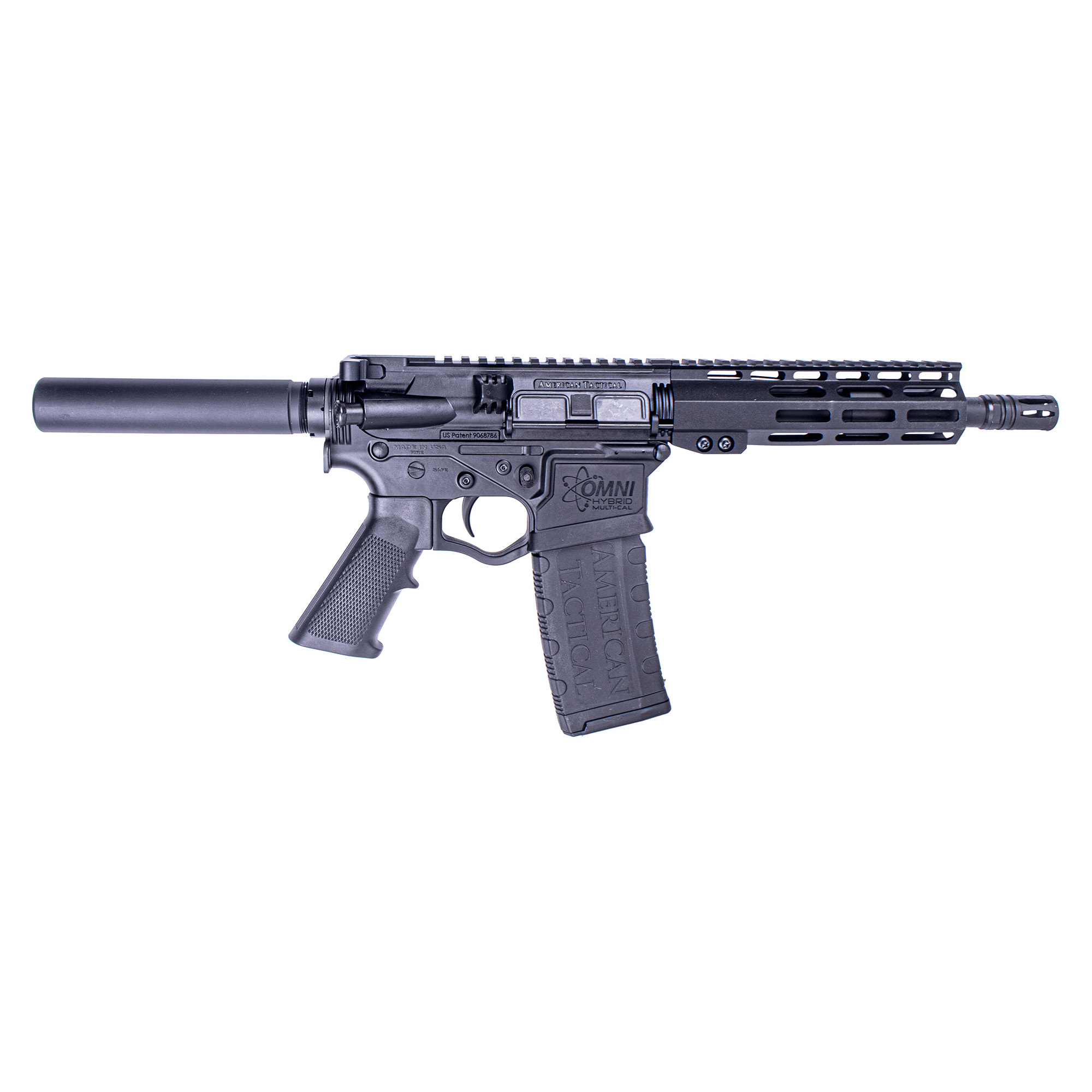 American Tactical .300 AAC Blackout AR Pistol with 8.5" Barrel, Black - ATIGOMX300MP4 - American Tactical