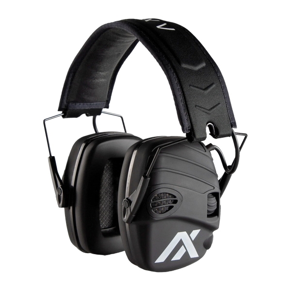 Axil Trackr 22 dB/28 dB Electronic Earmuffs, Black - Axil