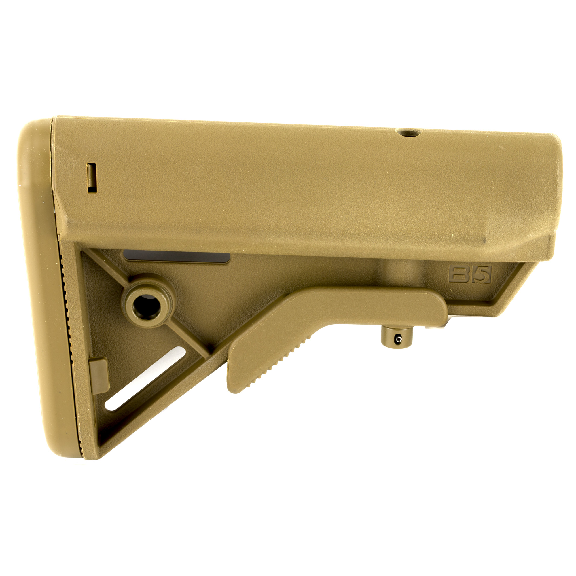 B5 Systems BRAVO Stock, Mil Spec, Quick Detach Mount, Coyote Brown - B5 Systems