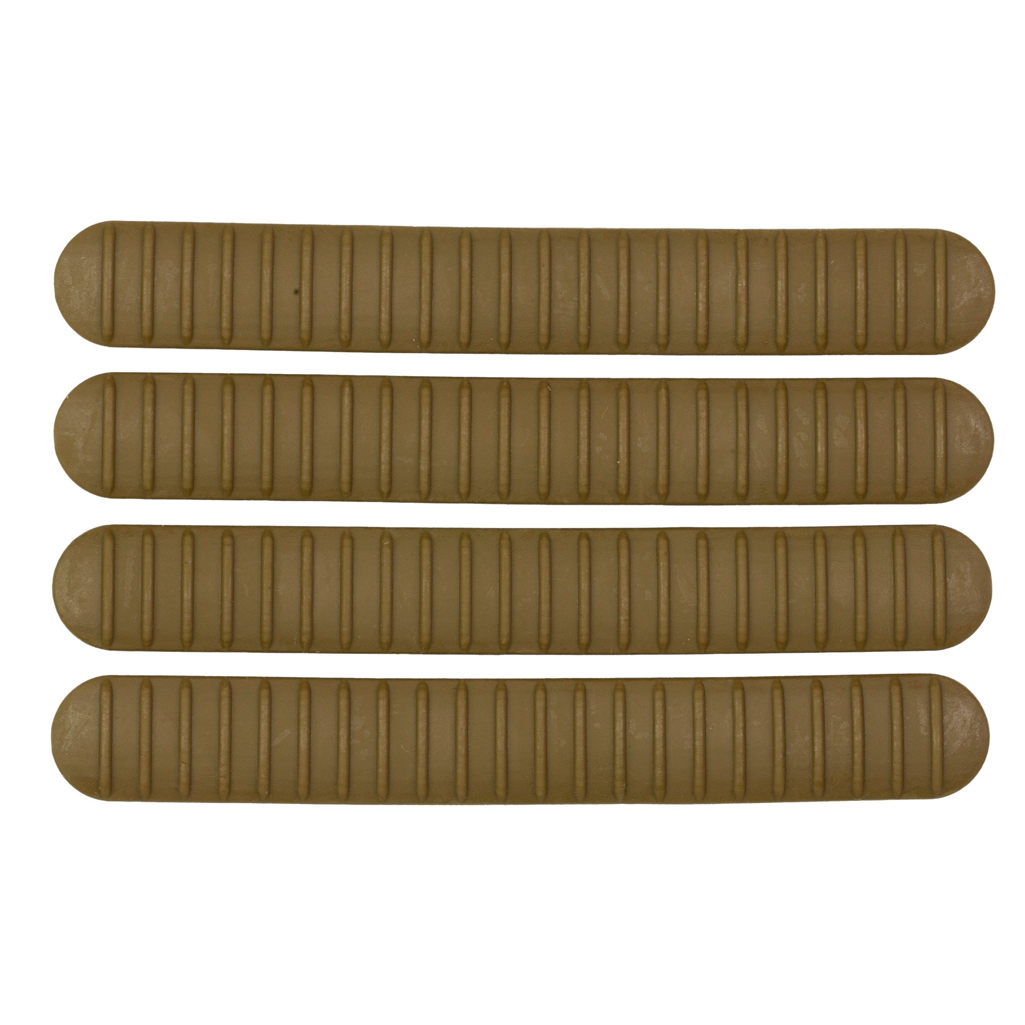 B5 Systems Rail Covers, 4 Pack, Fits M-LOK Rails, Matte, Coyote Brown - B5 Systems