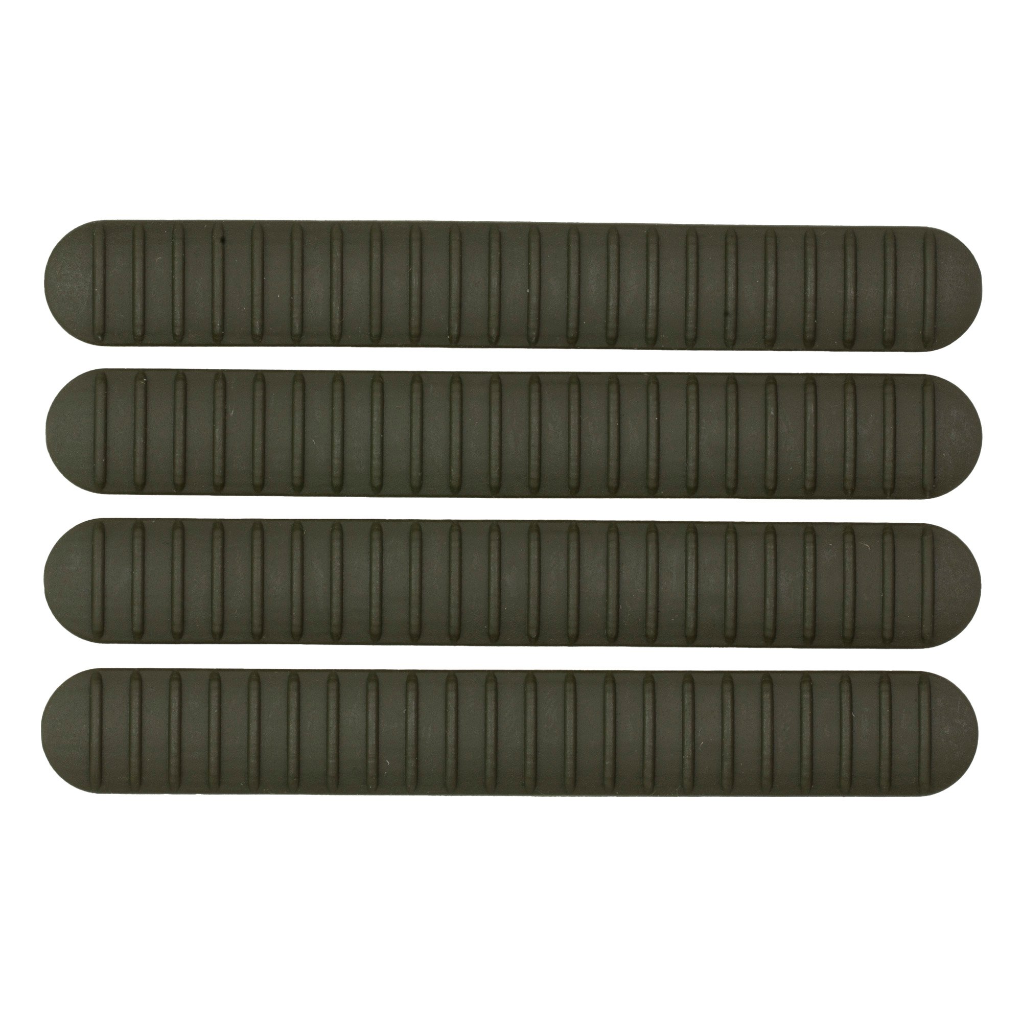 B5 Systems Rail Covers, 4 Pack, Fits M-LOK Rails, Matte, Olive Drab Green - B5 Systems