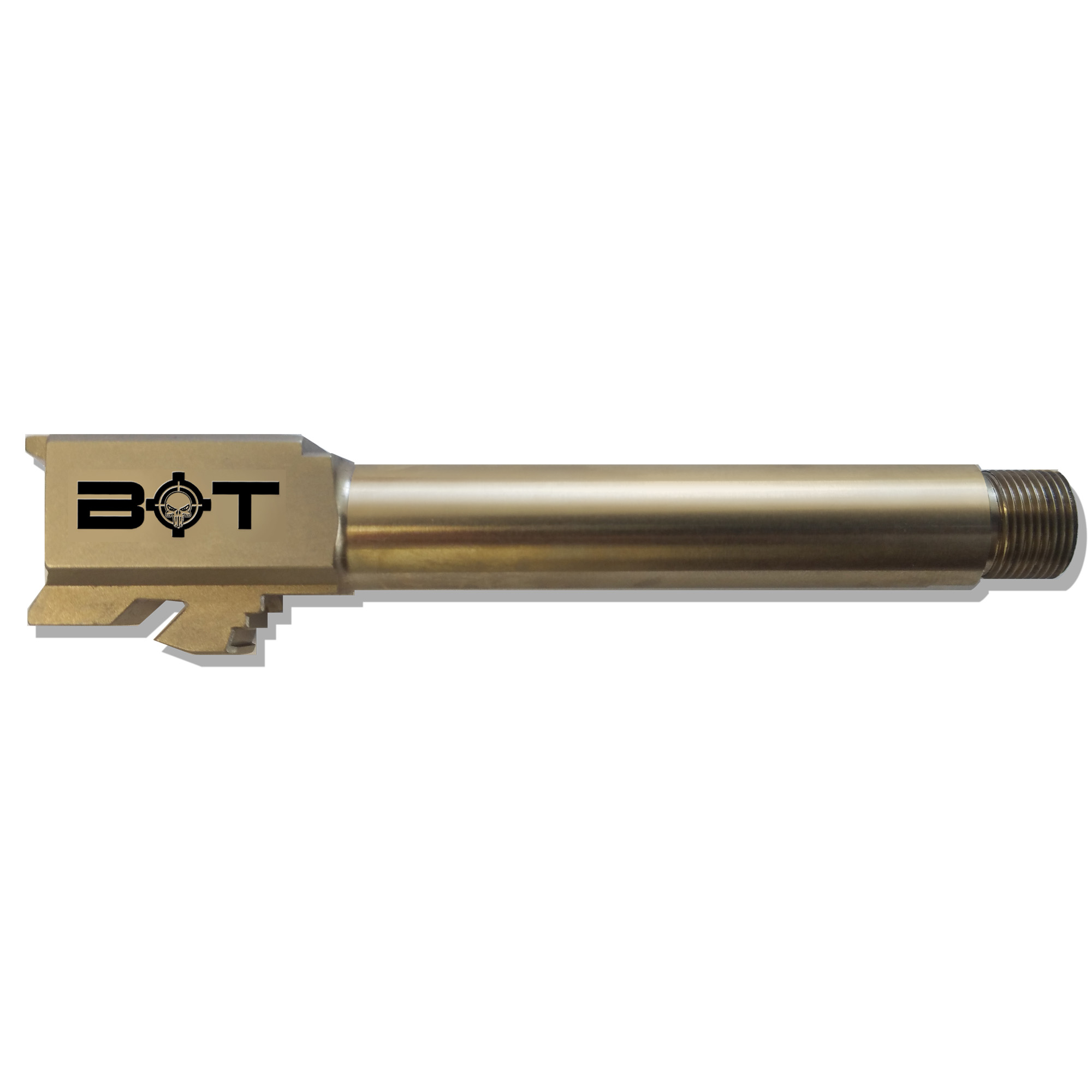 Backup Tactical Threaded Barrel 9mm for Glock 19 Flat Dark Earth - G19TBFDE - Backup Tactical