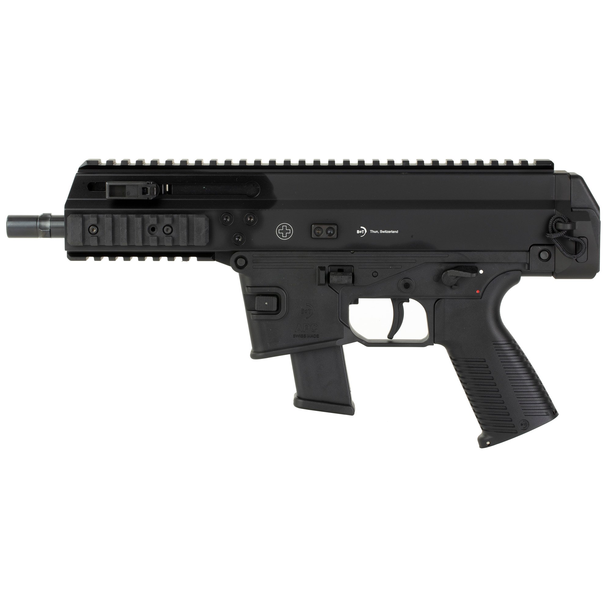 B&T APC45 PRO .45 ACP Semi-Auto Tactical Pistol, 6.8" Barrel, Black - BT36044G - B&T