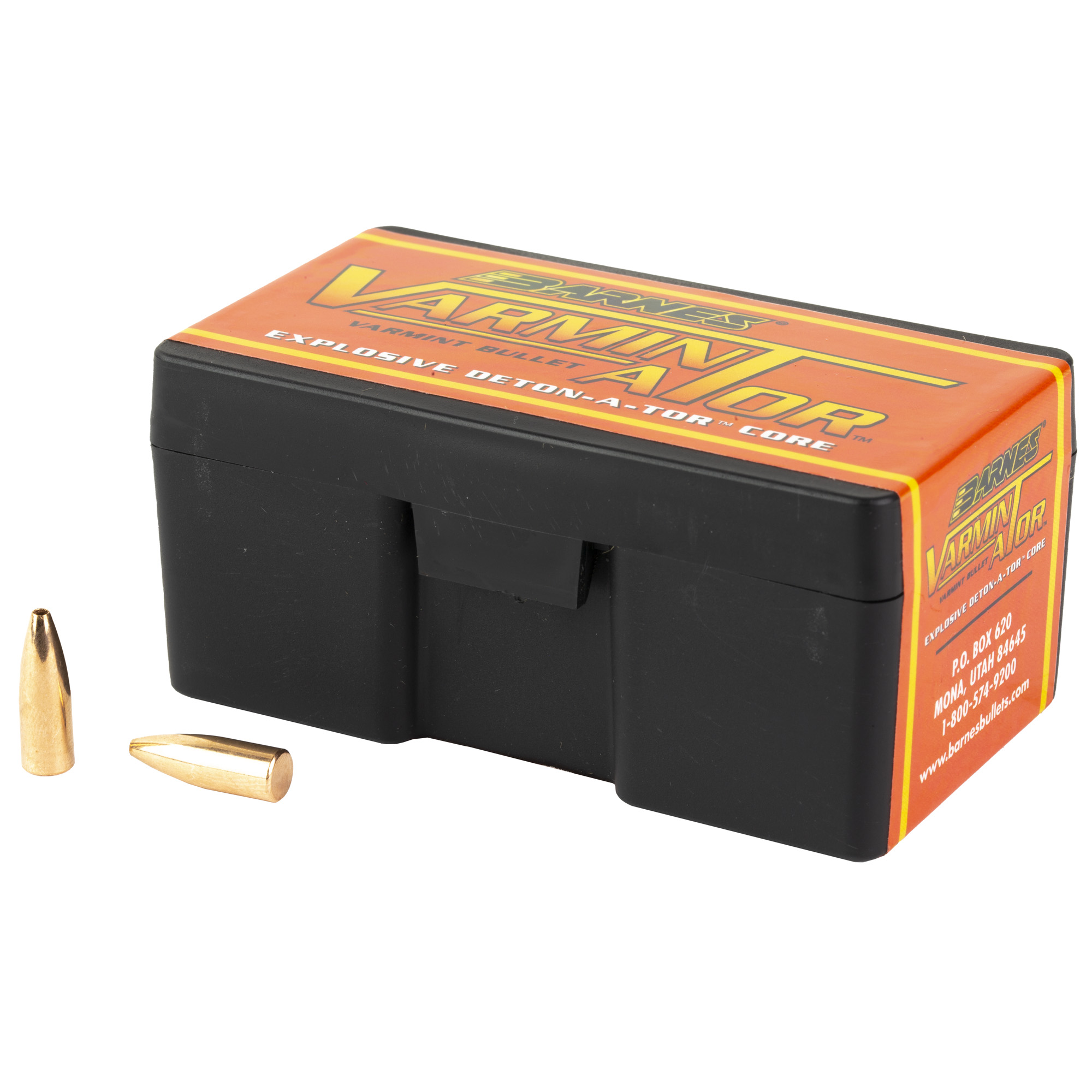 Barnes VARMINATOR, .224 Diameter, 22 Caliber, 50 Grain, Flat Bottom Hollow Point, 100 Count