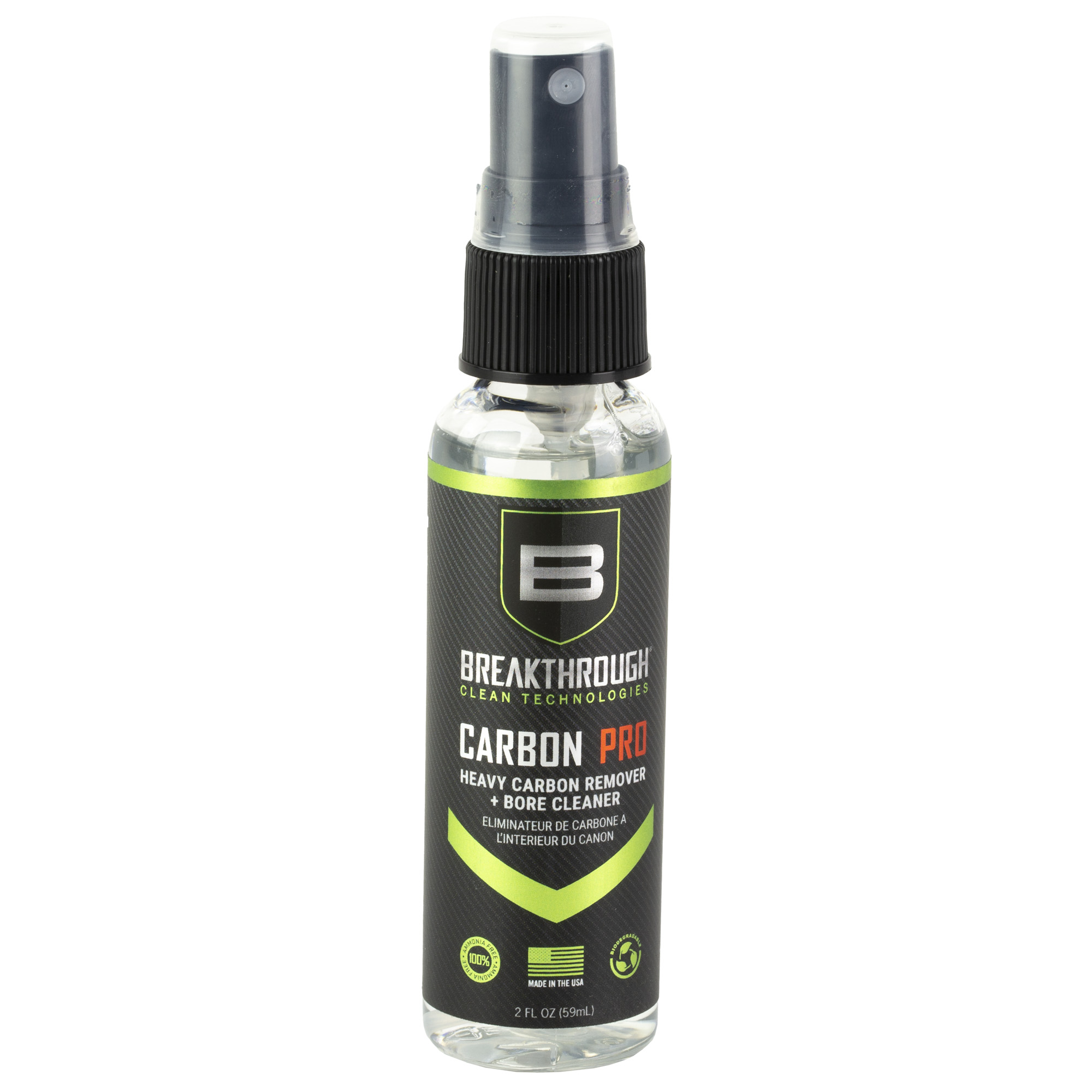 Breakthrough Clean Technologies Carbon Pro, Carbon Remover, 2oz Pump Spray - Breakthrough Clean