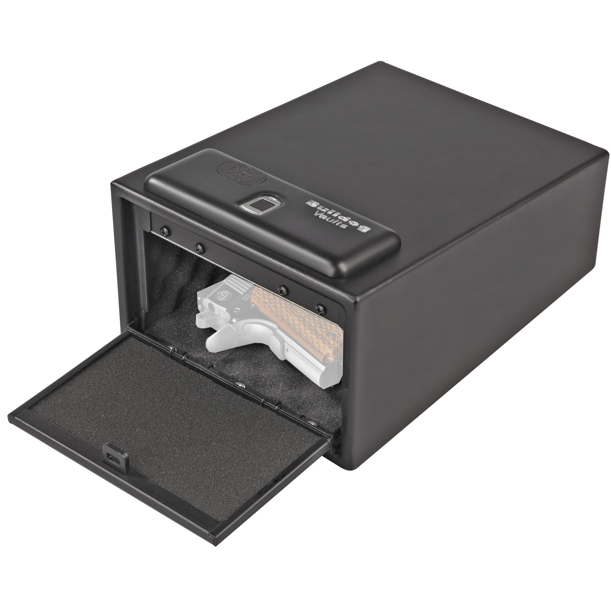 Bulldog Cases Mag Biometric Safes, 11.5"x8"x5.5", Black - BD4030B - Bulldog Cases