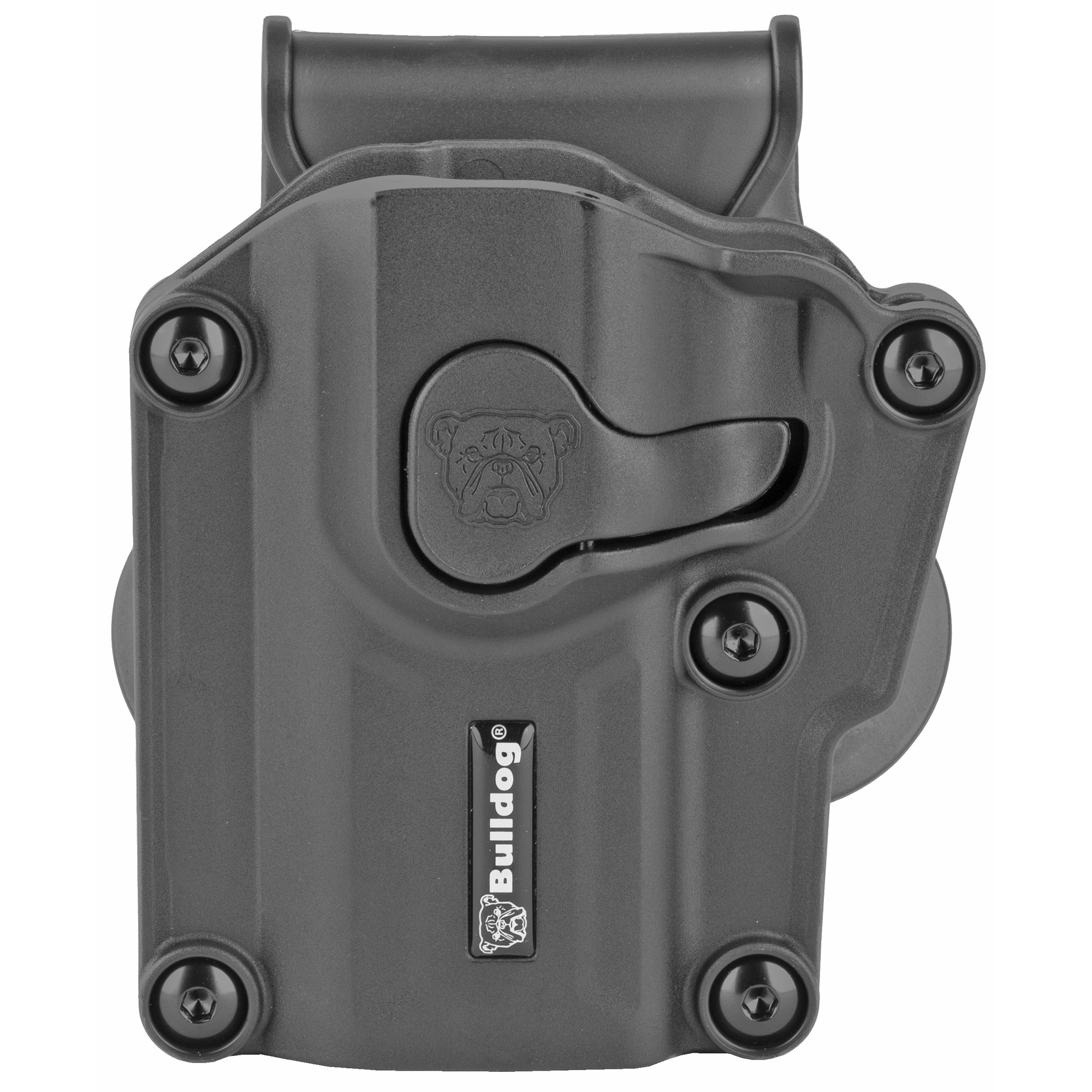 Bulldog Cases Max Multi-Fit Polymer Holster w/ Paddle, Left Hand, Black - Bulldog Cases