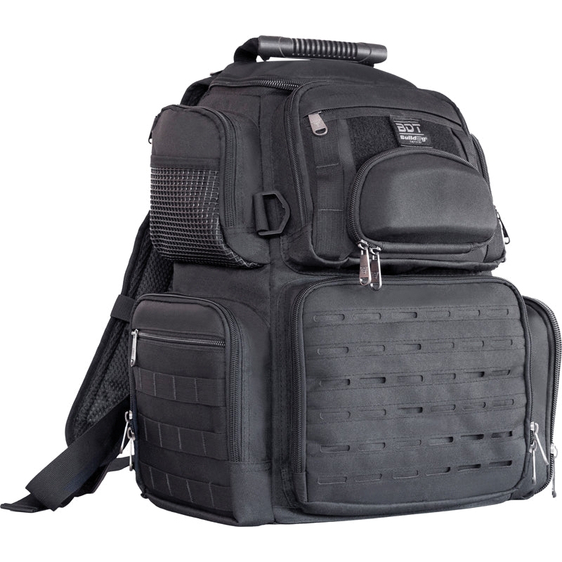 Bulldog Medium Tactical Range Handgun Backpack, Black - Bulldog