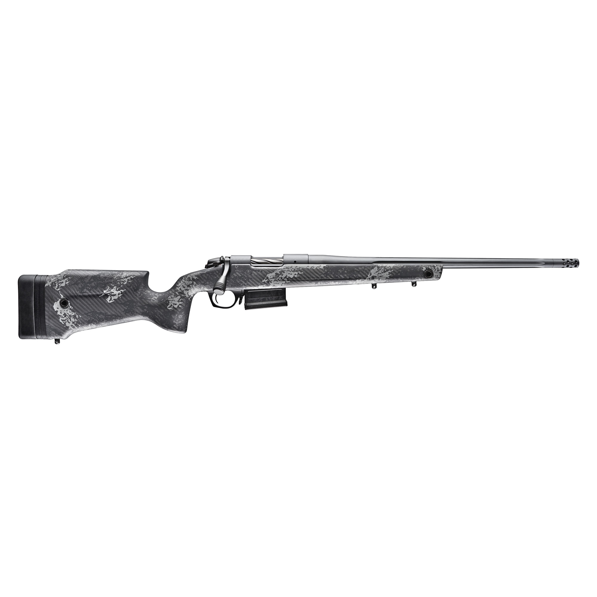 Bergara Premier Series .300 Weatherby Mag Bolt Action Rifle, 22" Barrel, Sniper Gray - B14LM751