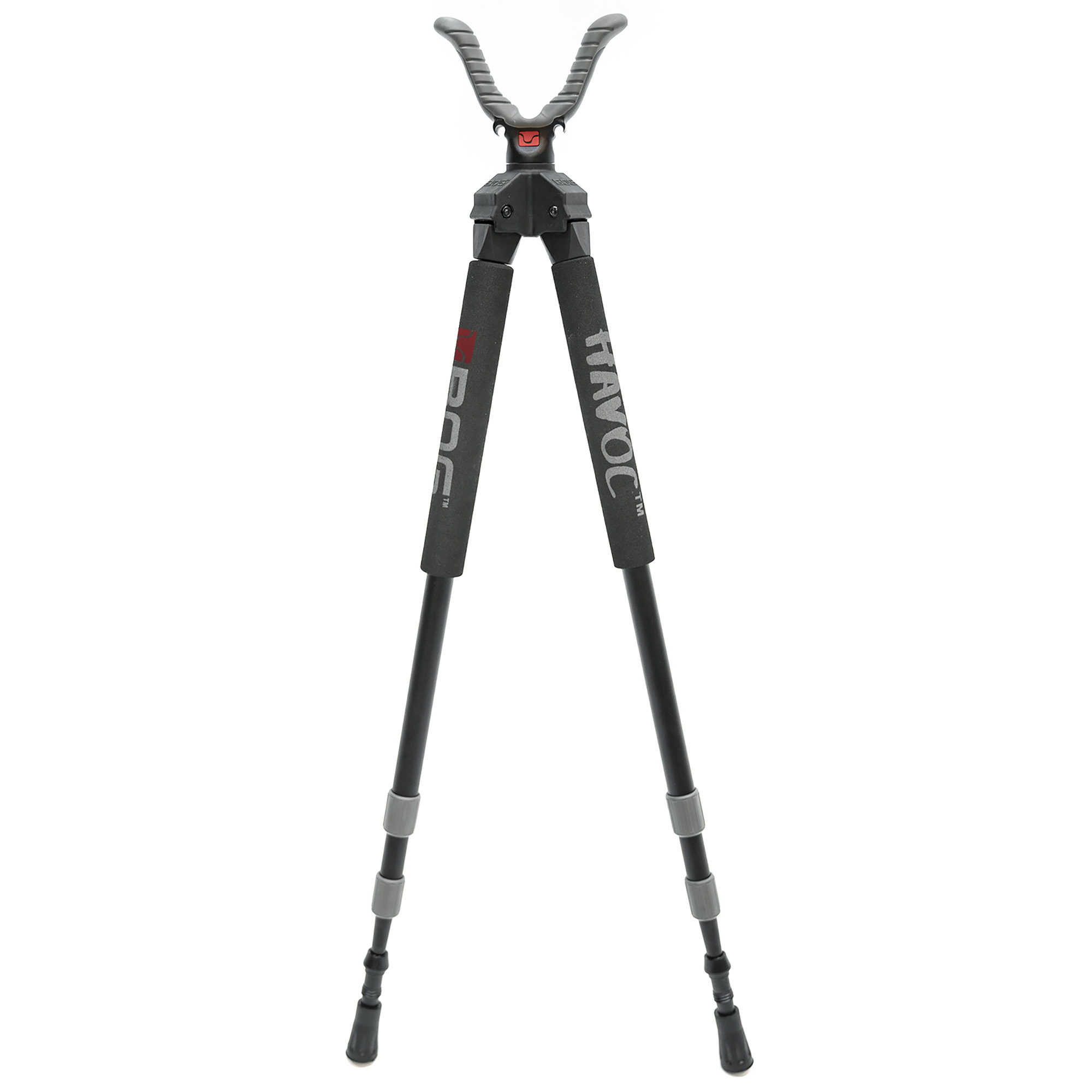 BOG Havoc Bipod, Matte Finish, Black, Includes USR Shooting Yoke - Bog