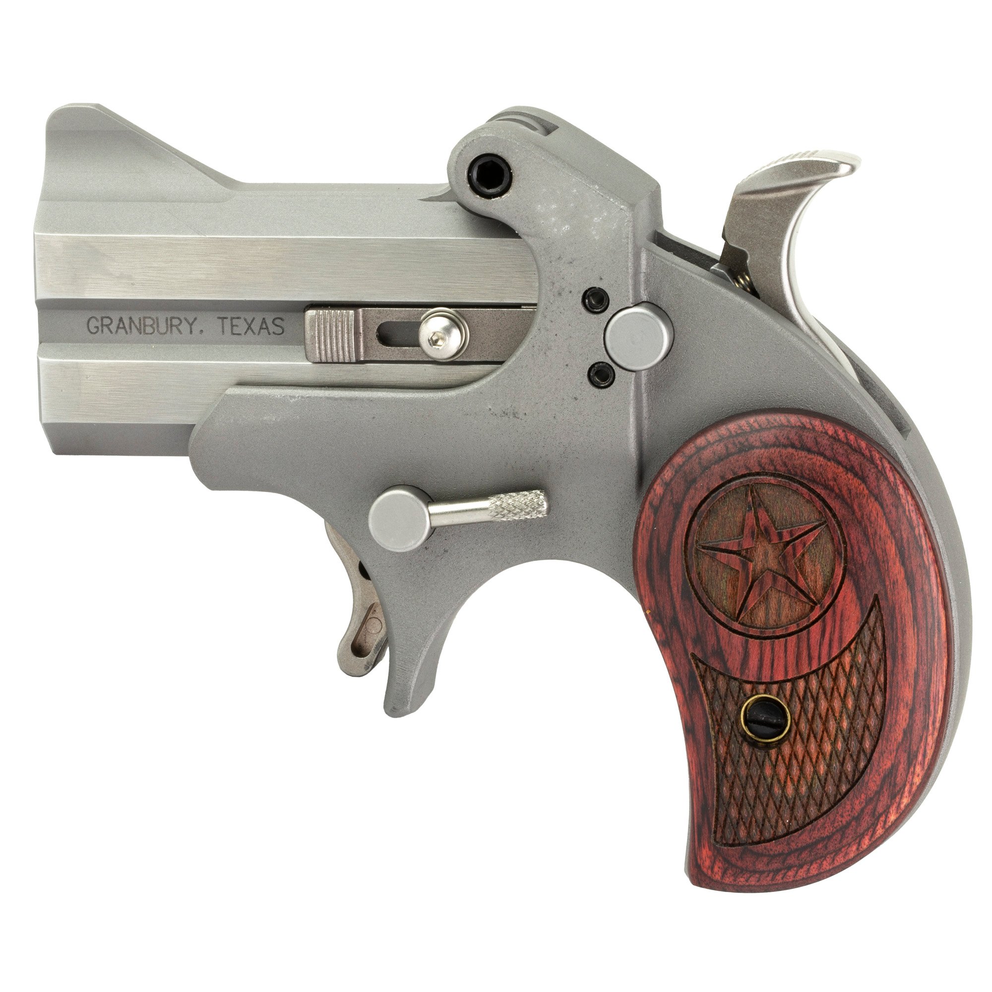 Bond Arms Rawhide .357 Mag Derringer Handguns, 2.5" Barrel, Silver - BARHW35738 - Bond Arms