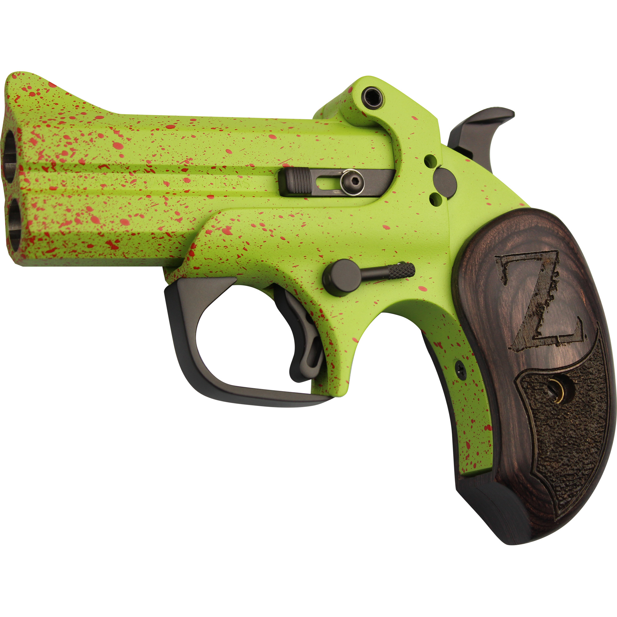 Bond Arms Z-Slayer .410 Gauge Derringer Handguns, 3.5" Barrel, Green - BAZS45410 - Bond Arms