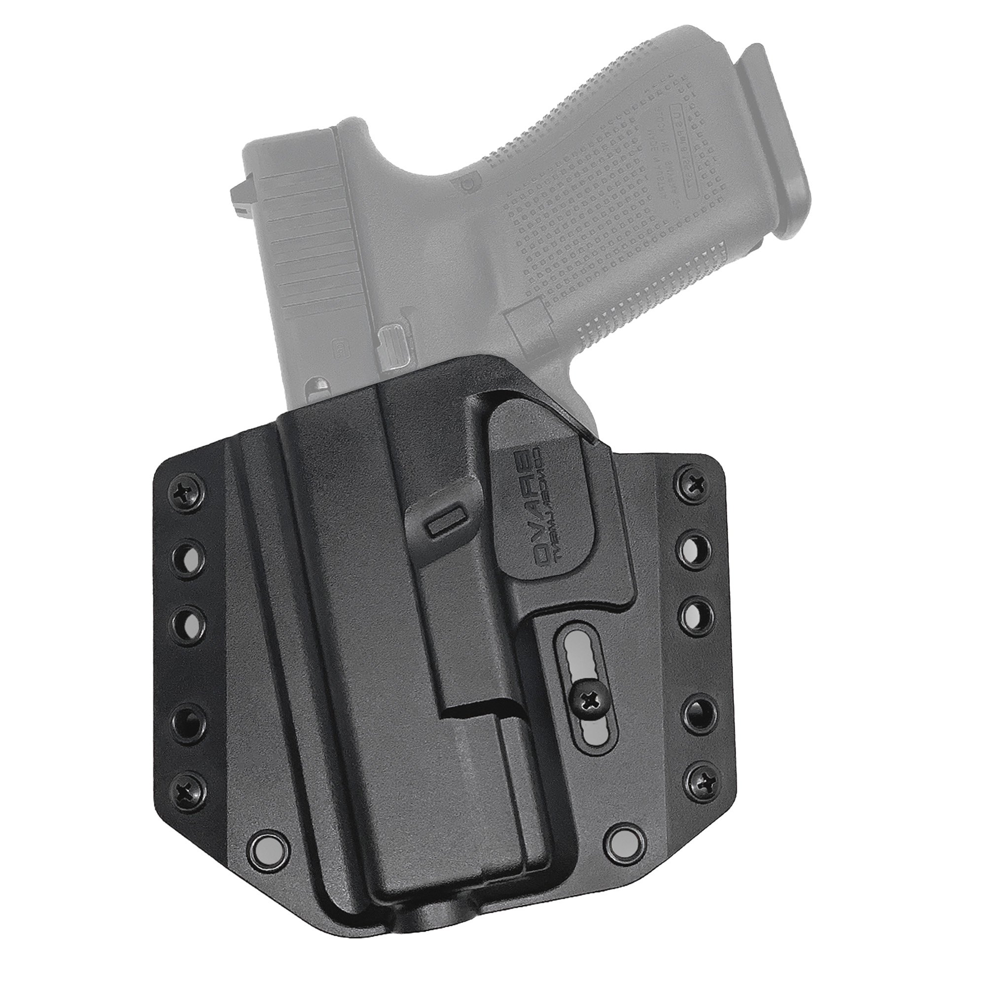 Bravo Concealment BCA Left Hand OWB Concealment Holster for Glock 19, Black - BC101005 - Bravo Concealment