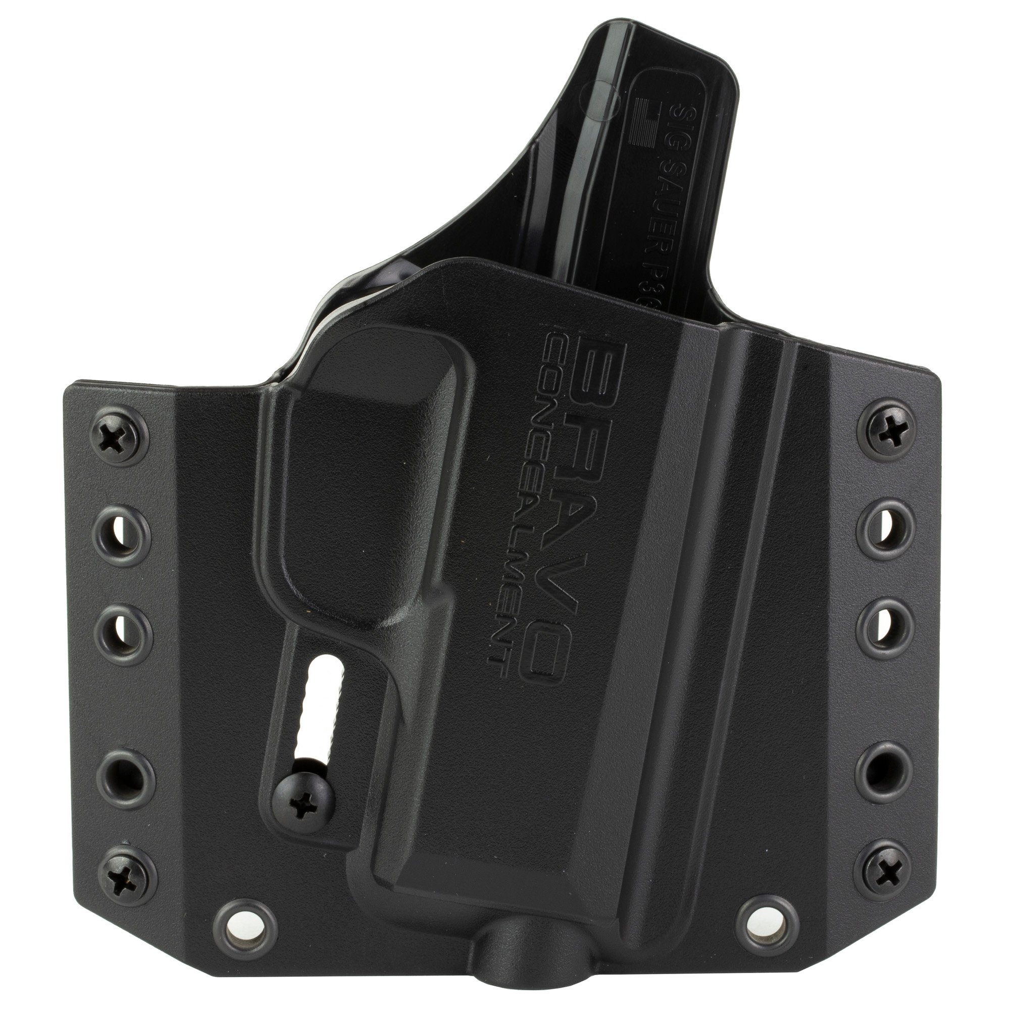 Bravo Concealment Right Hand OWB Concealment Holster for Sig P365, Black - BC101025 - Bravo Concealment