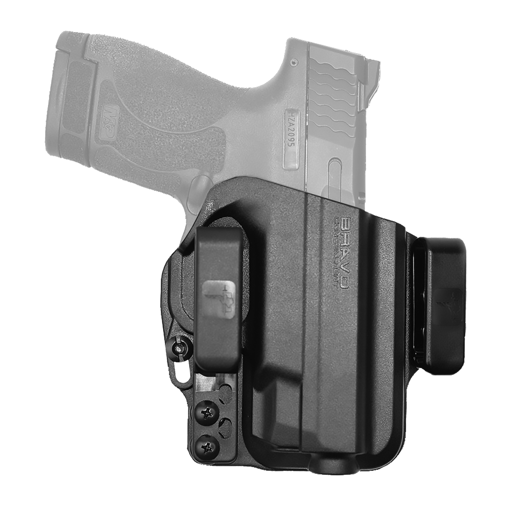 Bravo Concealment Right Hand IWB Concealment Holster for S&W M&P Shield 9/40, Black - BC201015 - Bravo Concealment
