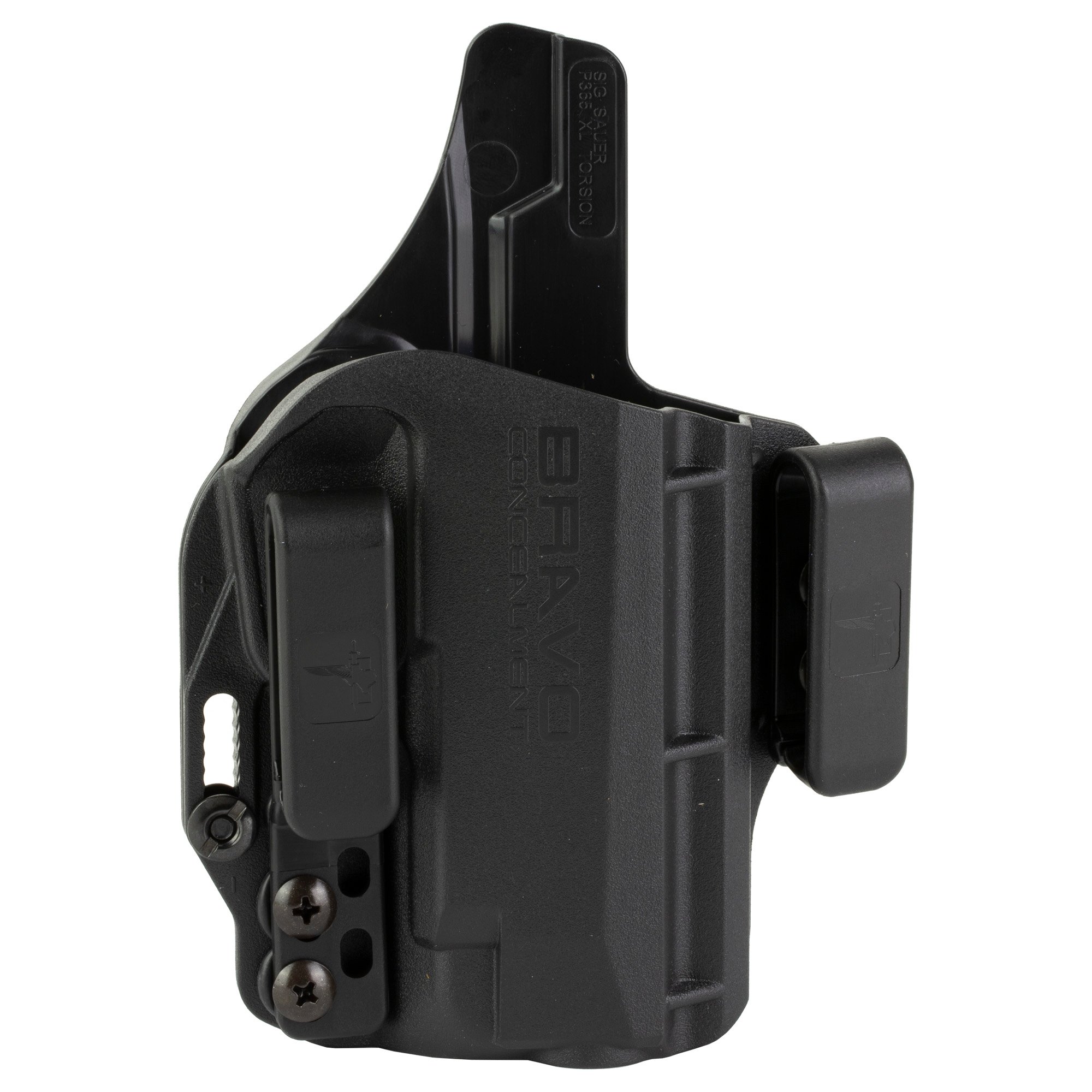 Bravo Concealment Right Hand IWB Concealment Holster for Sig P365XL, Black - BC201027 - Bravo Concealment