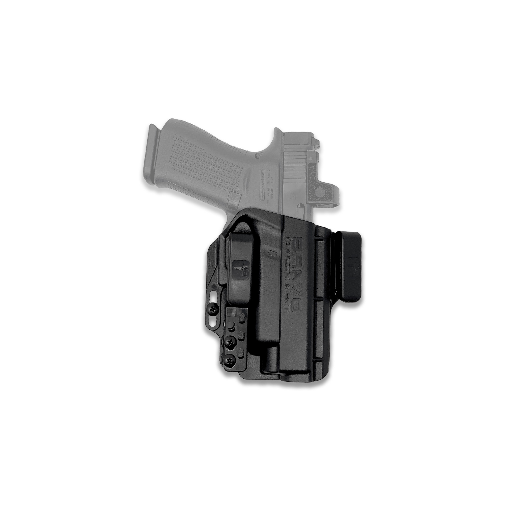 Bravo Concealment Right Hand IWB Concealment Holster for Glock 48, Black - BC201031 - Bravo Concealment