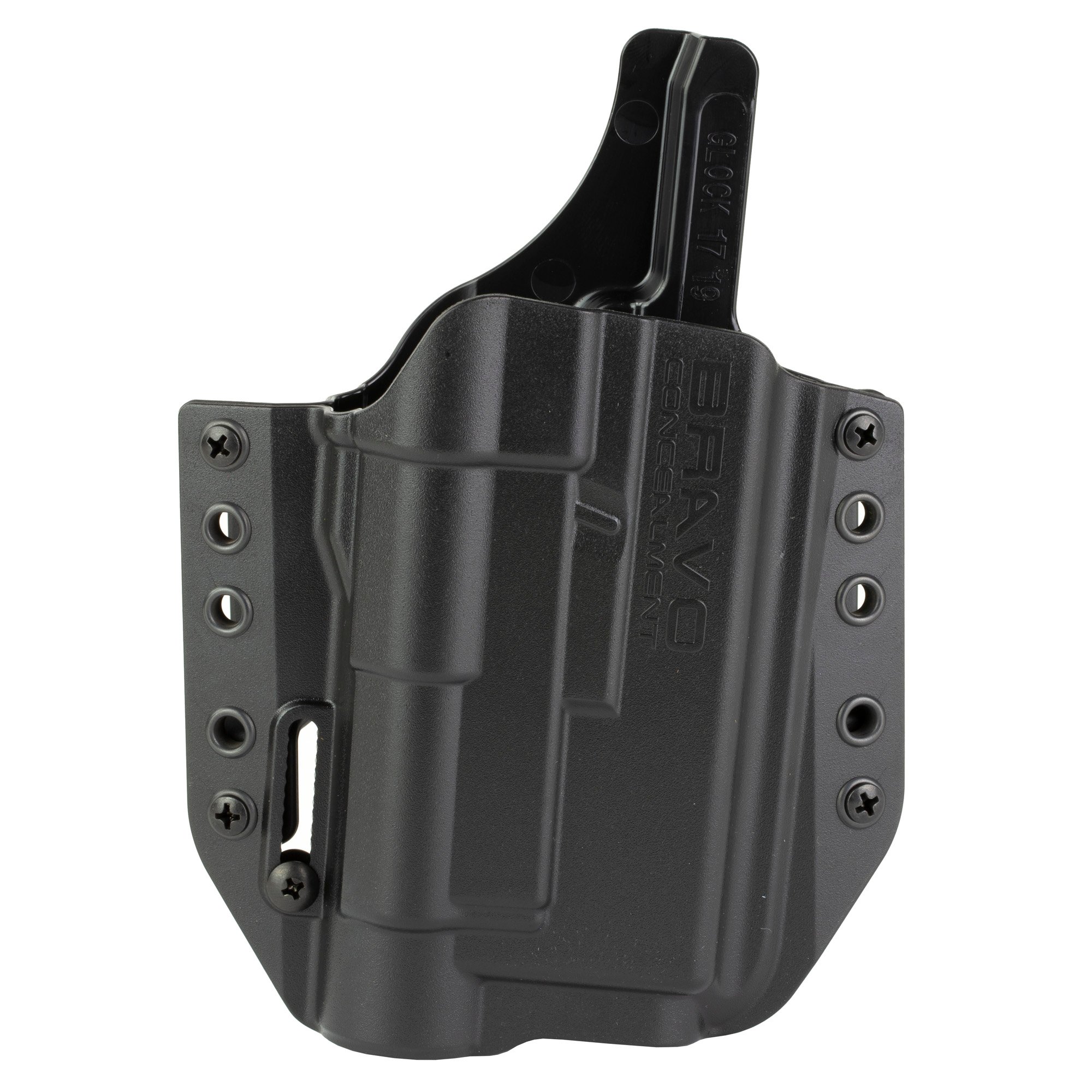 Bravo Concealment Right Hand OWB Concealment Holster for Glk 17, Black - BC301004 - Bravo Concealment