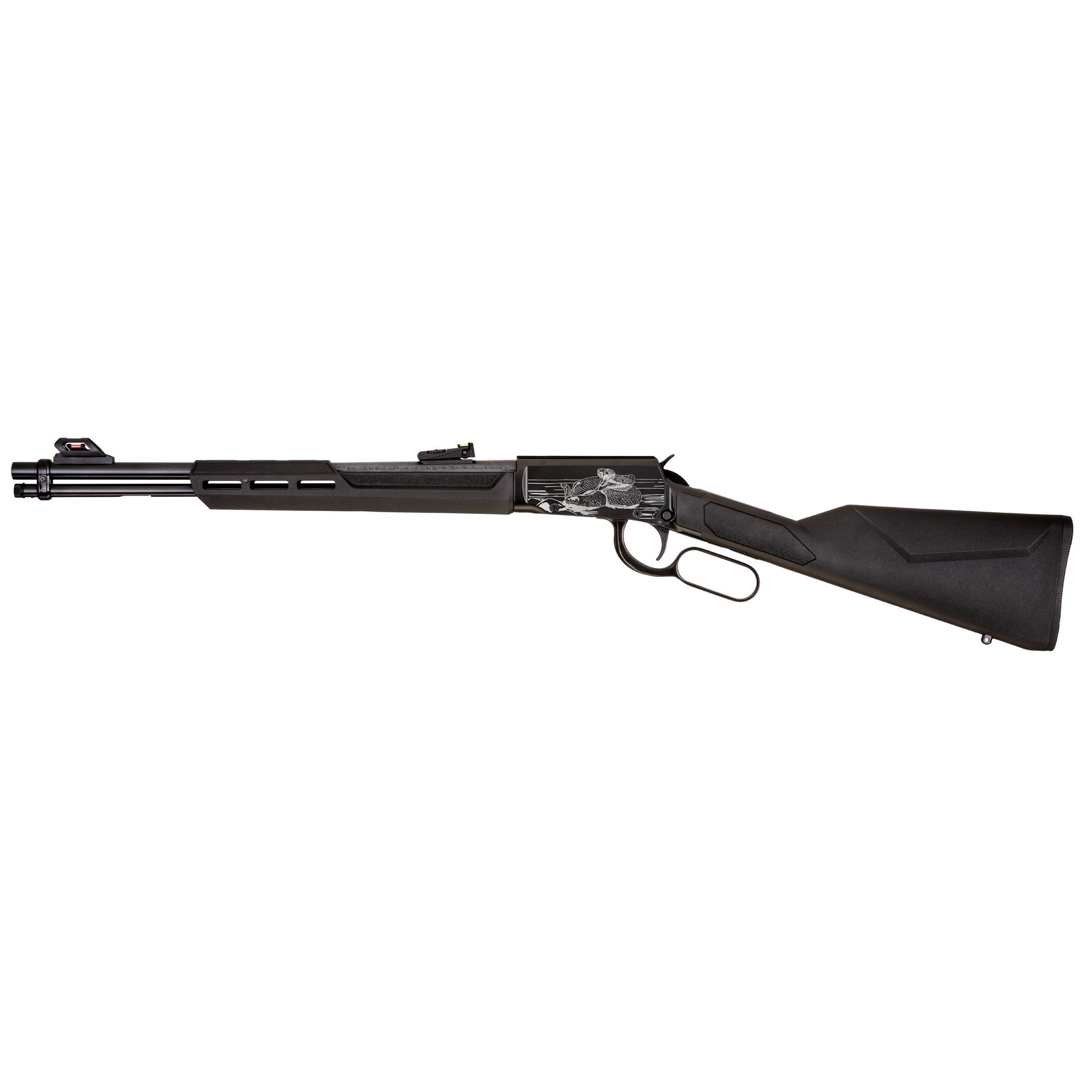 Rossi Rio Bravo .22LR Lever Action Rifle, 18" Barrel, Black - RL22181SYEN12