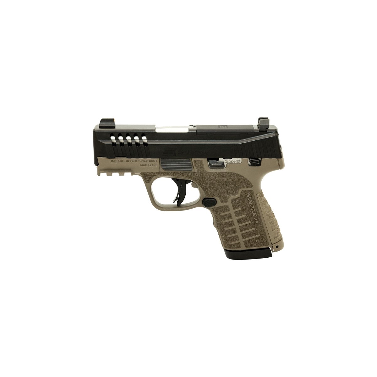 Savage Arms Stance XR Manual Safety Night Sight 9mm 3.20" 13rds, Flat Dark Earth - Savage Arms