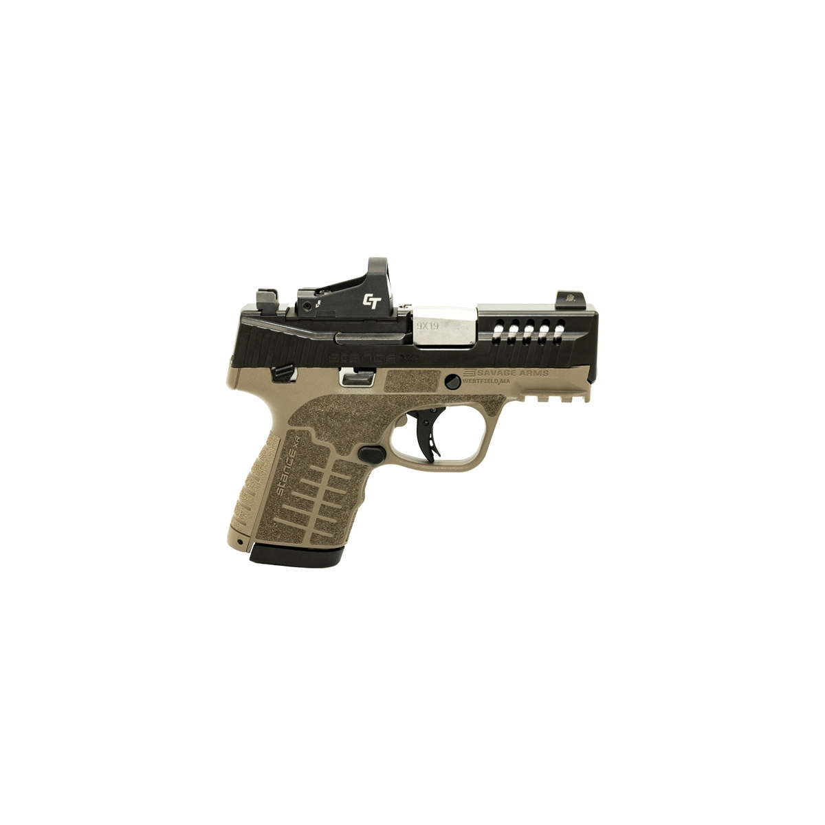 Savage Arms Stance XR Manual Safety XP 9mm 3.20" 13rds, Flat Dark Earth - Savage Arms