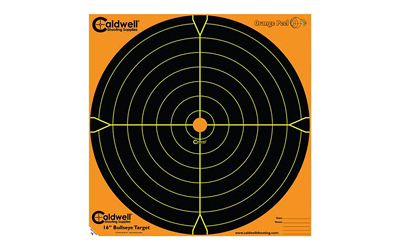 Caldwell Sight-In Target, 16", Orange/Black, 5-Pack 1166106 - Caldwell