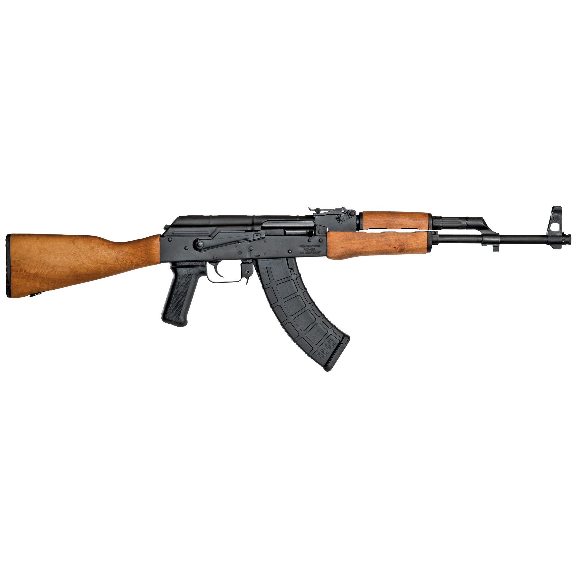 Century Arms WASR-10 7.62x39mm AK Rifle 16.25", Wood Stock/Black - RI1826N - Century Arms