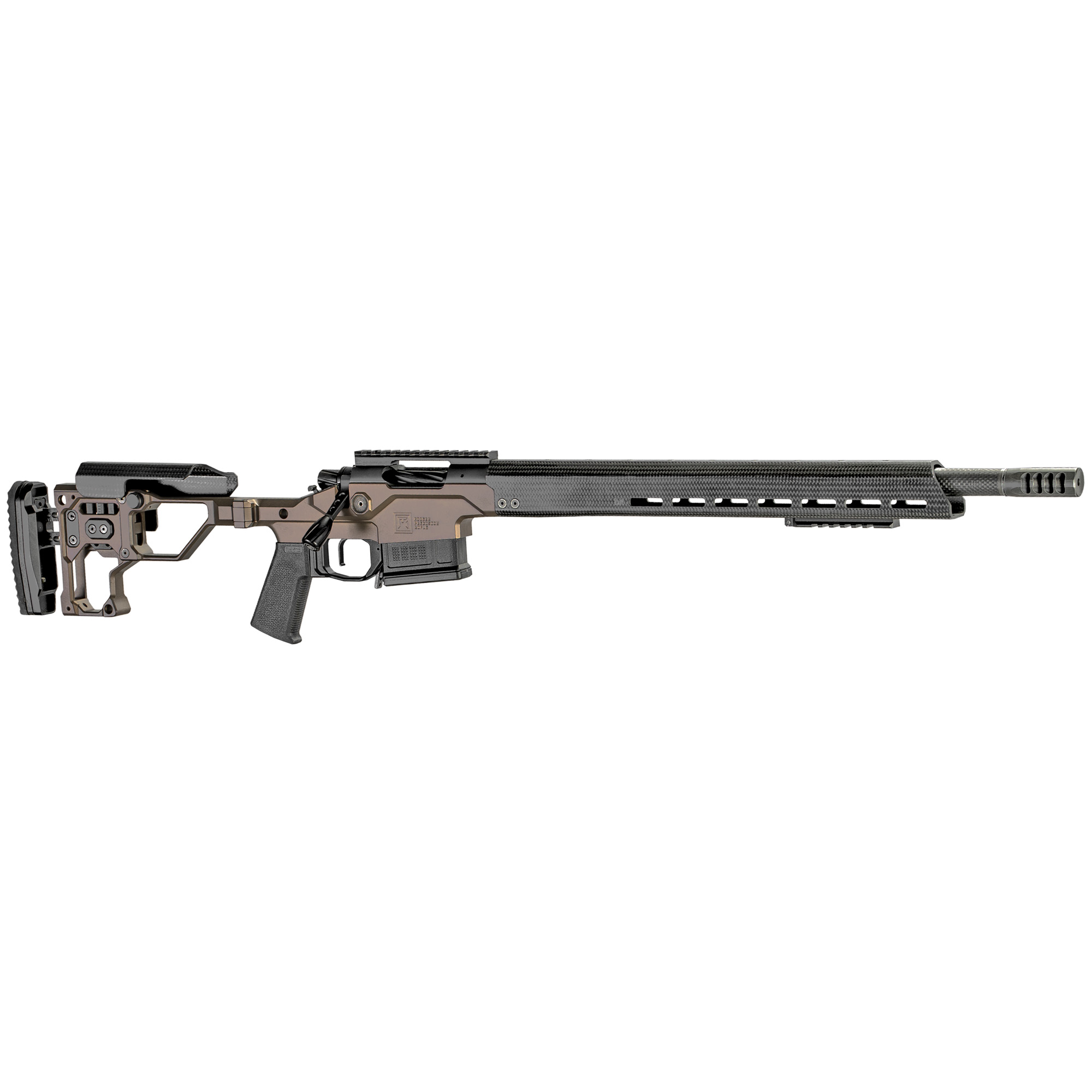 Christensen Arms MPR 6.5 Creedmoor Bolt Action Rifle, 22" Barrel, Black, Brown - 8010300900 - Christensen Arms