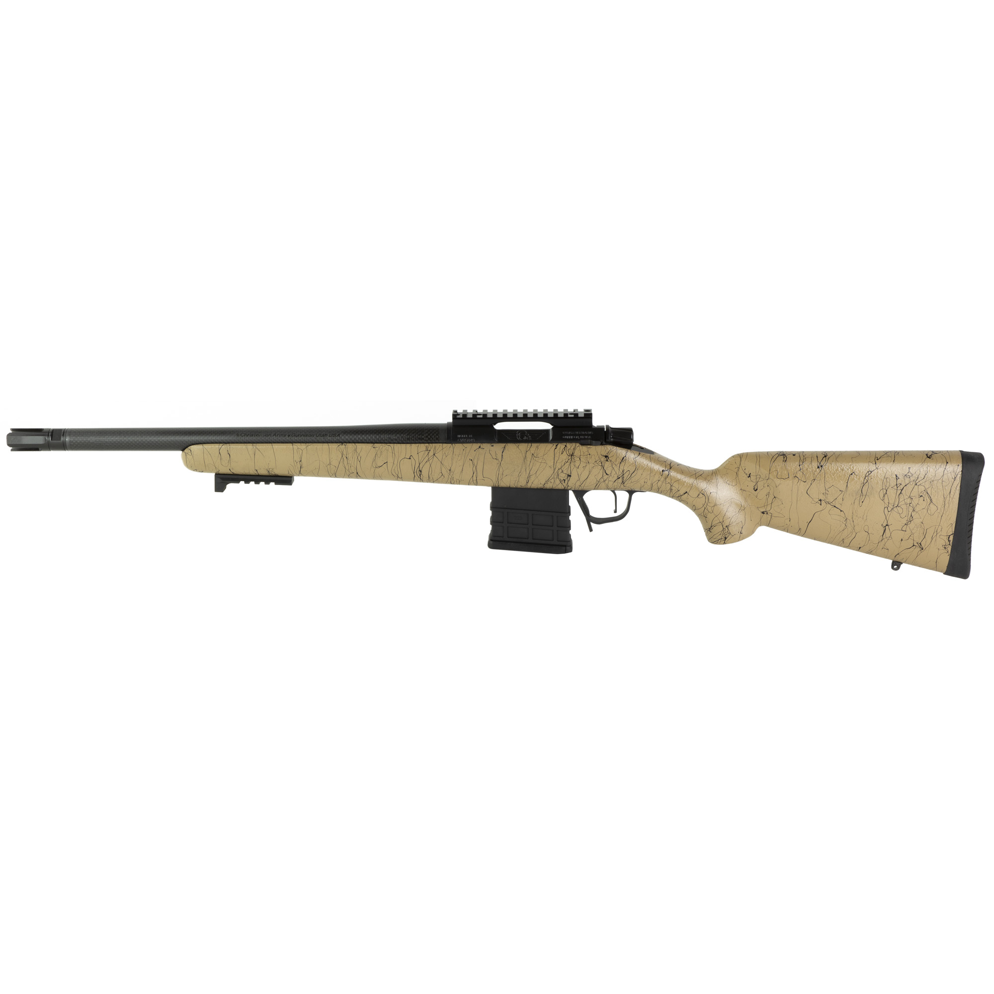 Christensen Arms Ridgeline Scout 6.5 Creedmoor Bolt Action Rifle, 16" Barrel, Black - 8010612100 - Christensen Arms