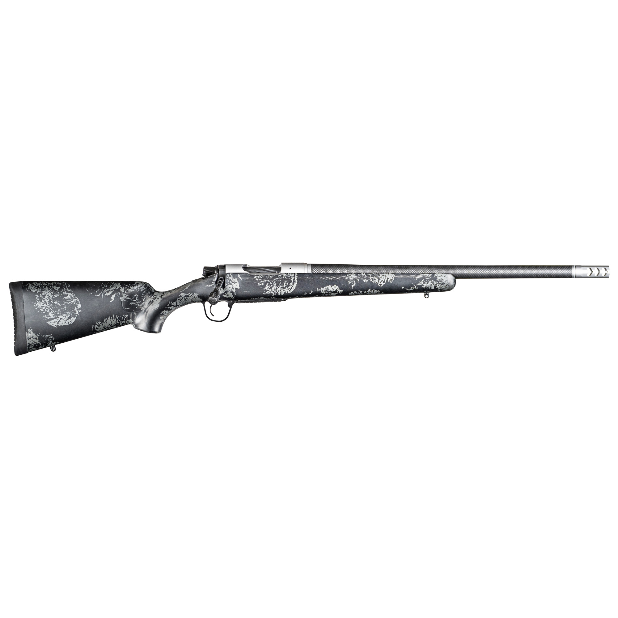 Christensen Arms Ridgeline 7mm PRC Bolt Action Rifle, 22" Barrel, Silver - 8010631800 - Christensen Arms