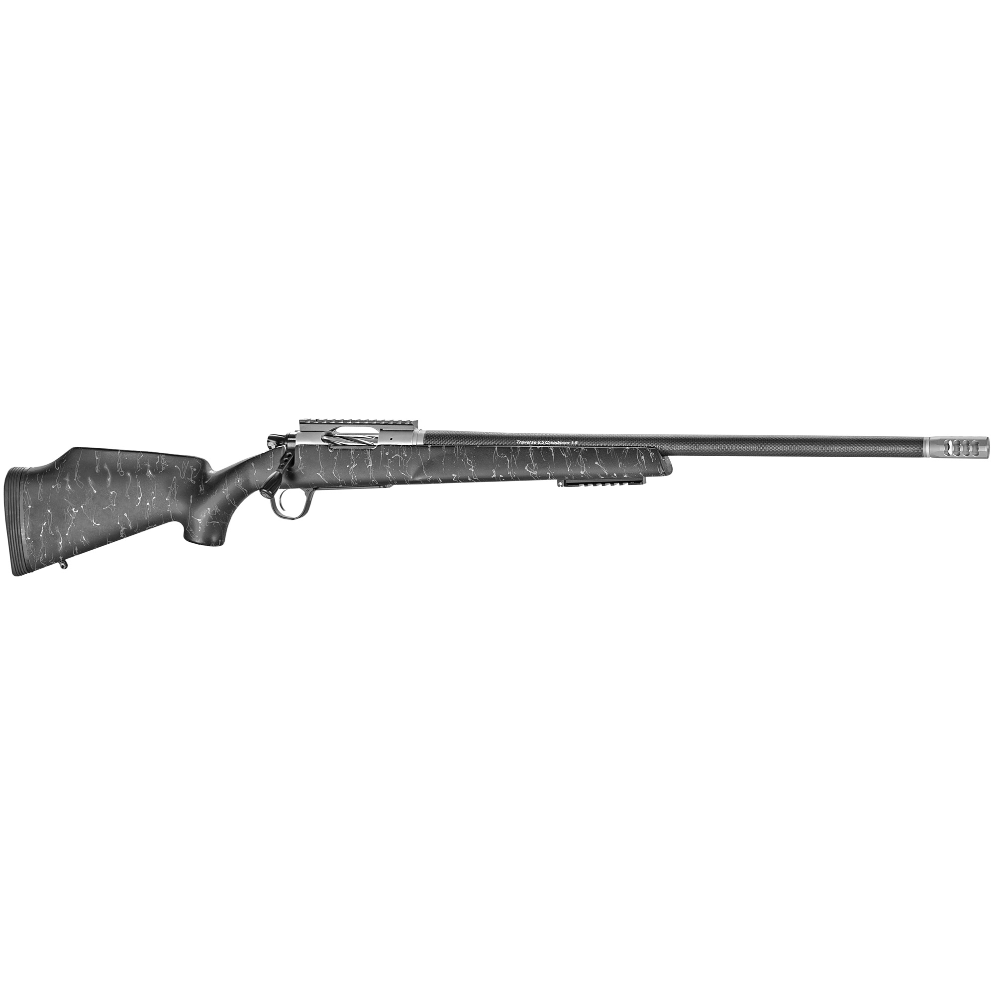 Christensen Arms Traverse .300 Weatherby Mag Bolt Action Rifle, 26" Barrel, Silver - 8011001700 - Christensen Arms