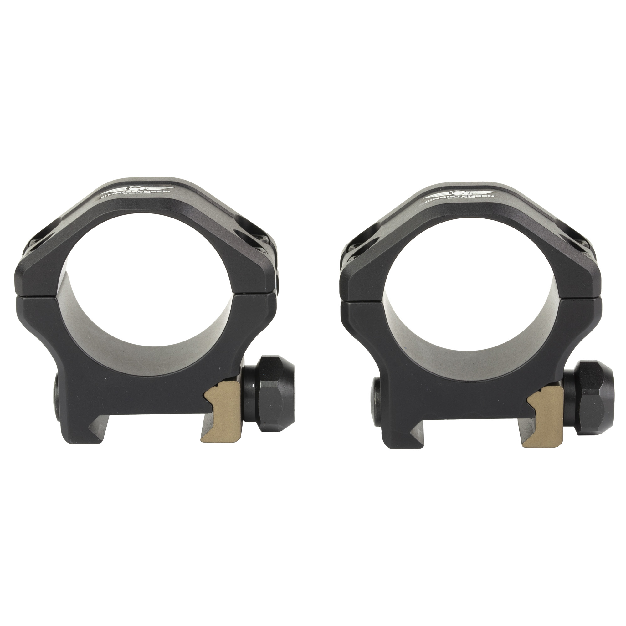 Christensen Arms Ultralight, 30mm Scope Rings, Low, Lightweight, Black, Anodized - Christensen Arms