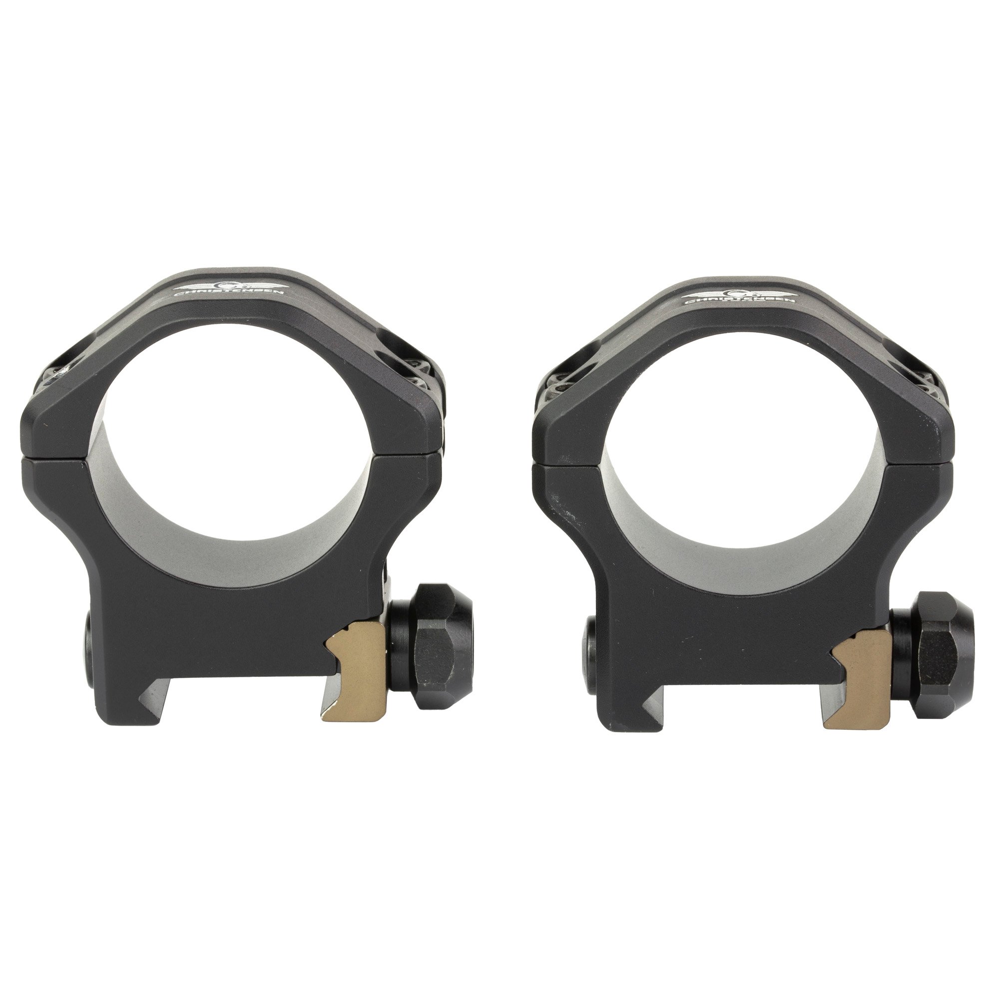 Christensen Arms Ultralight, 30mm Scope Rings, Medium, Lightweight, Black, Anodized - Christensen Arms