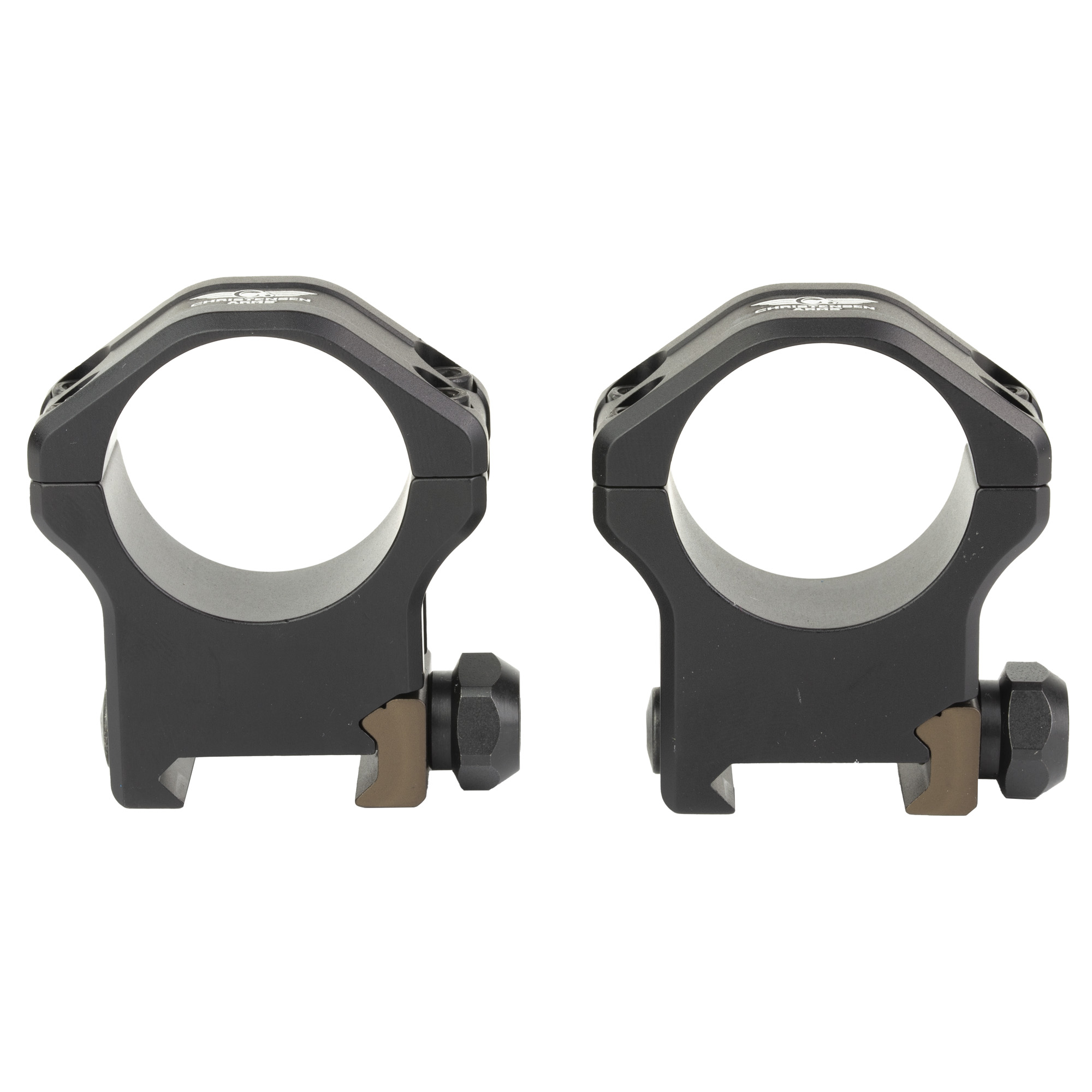 Christensen Arms Ultralight, 30mm Scope Rings, High, Lightweight, Black, Anodized - Christensen Arms