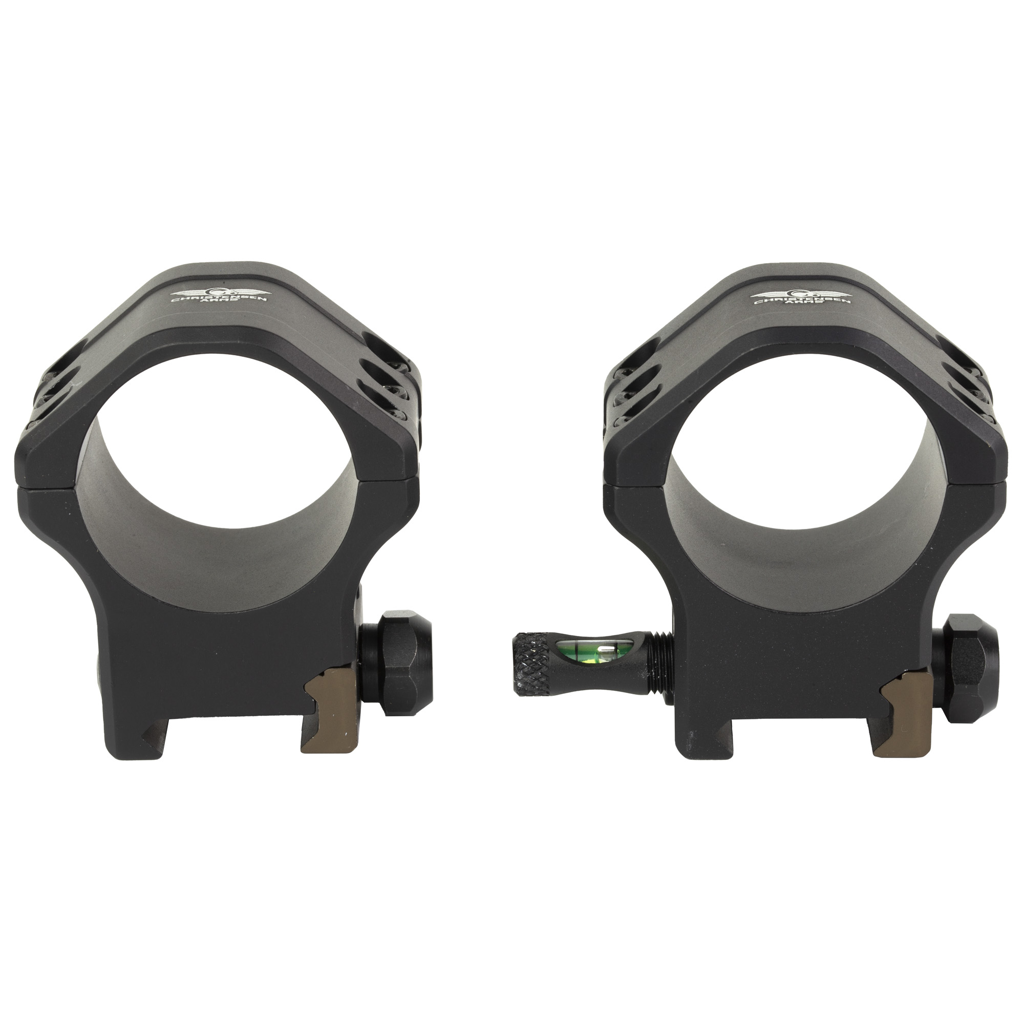 Christensen Arms Tactical, 34mm Scope Rings, High Height, Black, Anodized - Christensen Arms