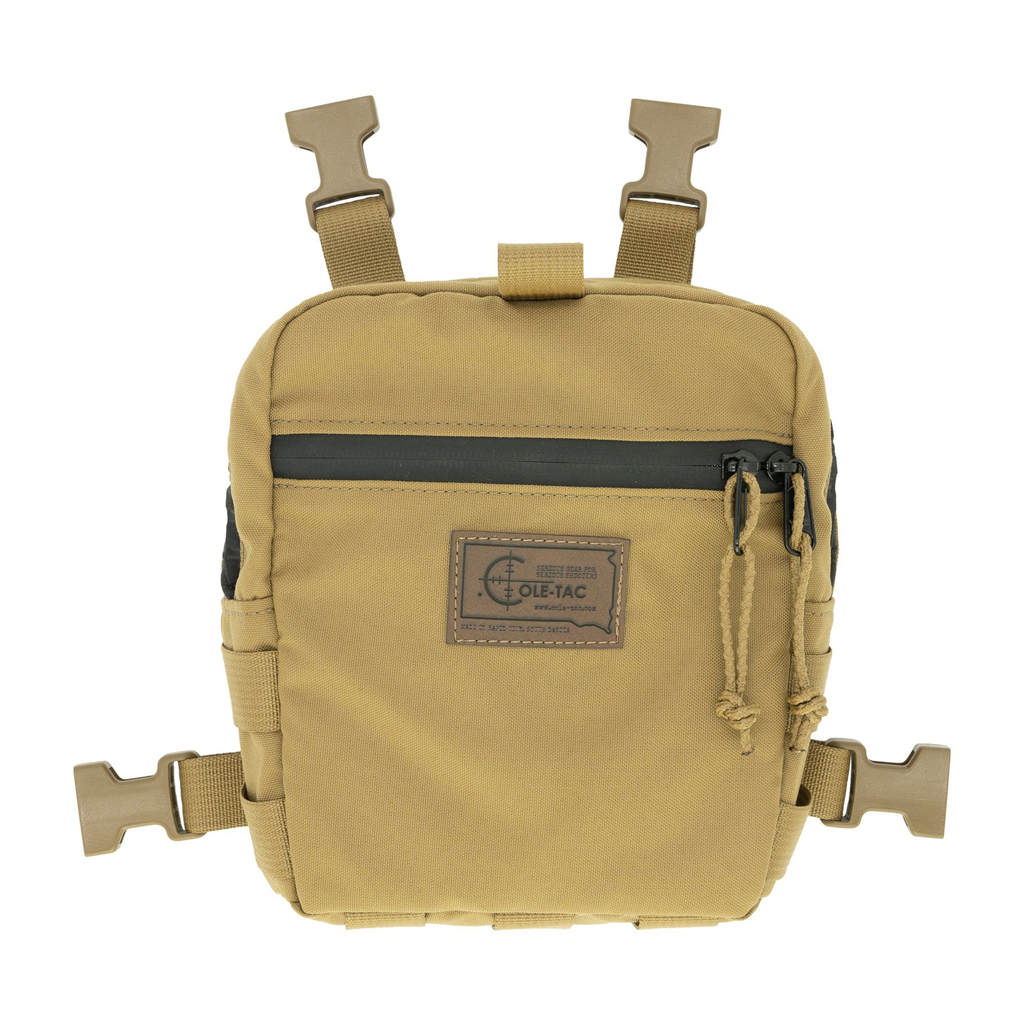 Cole-TAC QC Binopack Bag, 6.5" x 7.5" x 3", Coyote - BPM1002