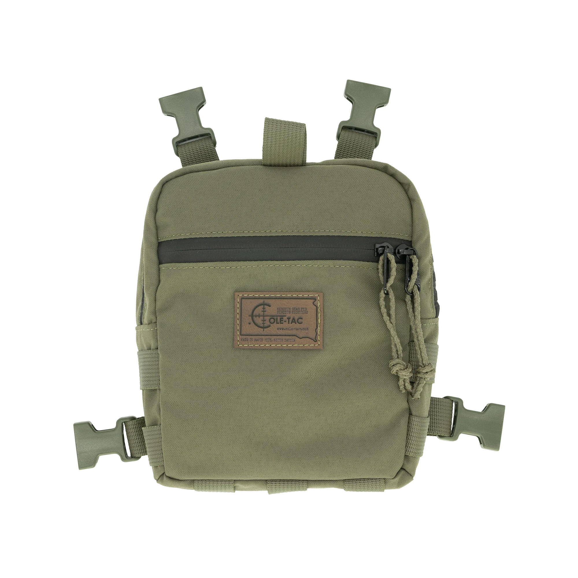 Cole-TAC QC Binopack Bag, 6.5" x 7.5" x 3", Ranger Green - BPM1004 - Cole-Tac