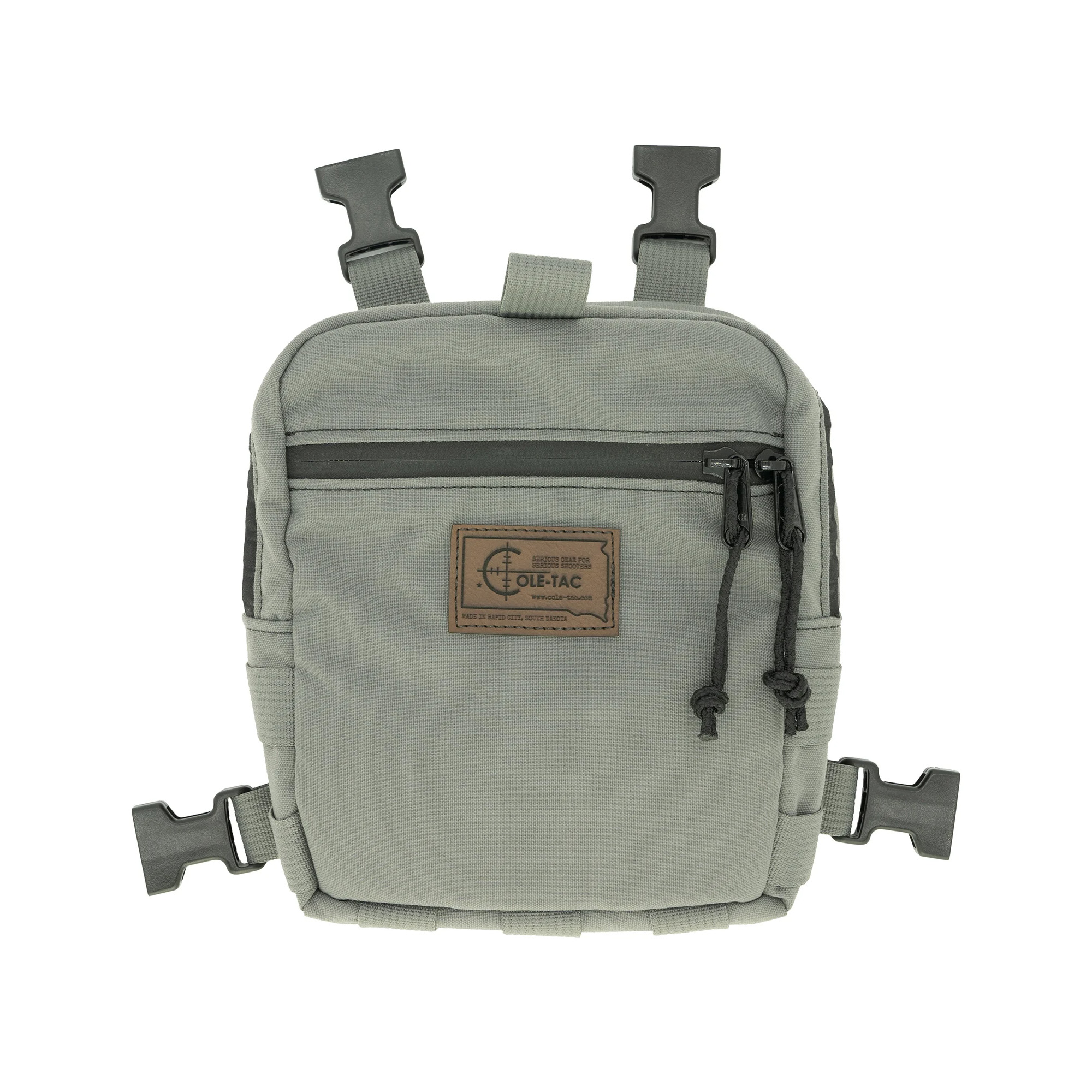 Cole-TAC QC Binopack Bag, 6.5" x 7.5" x 3", Wolf Gray - BPM1006