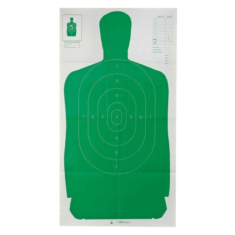 Champion LE B-27FSA Green Silhouette Silhouette Target, Green - Champion