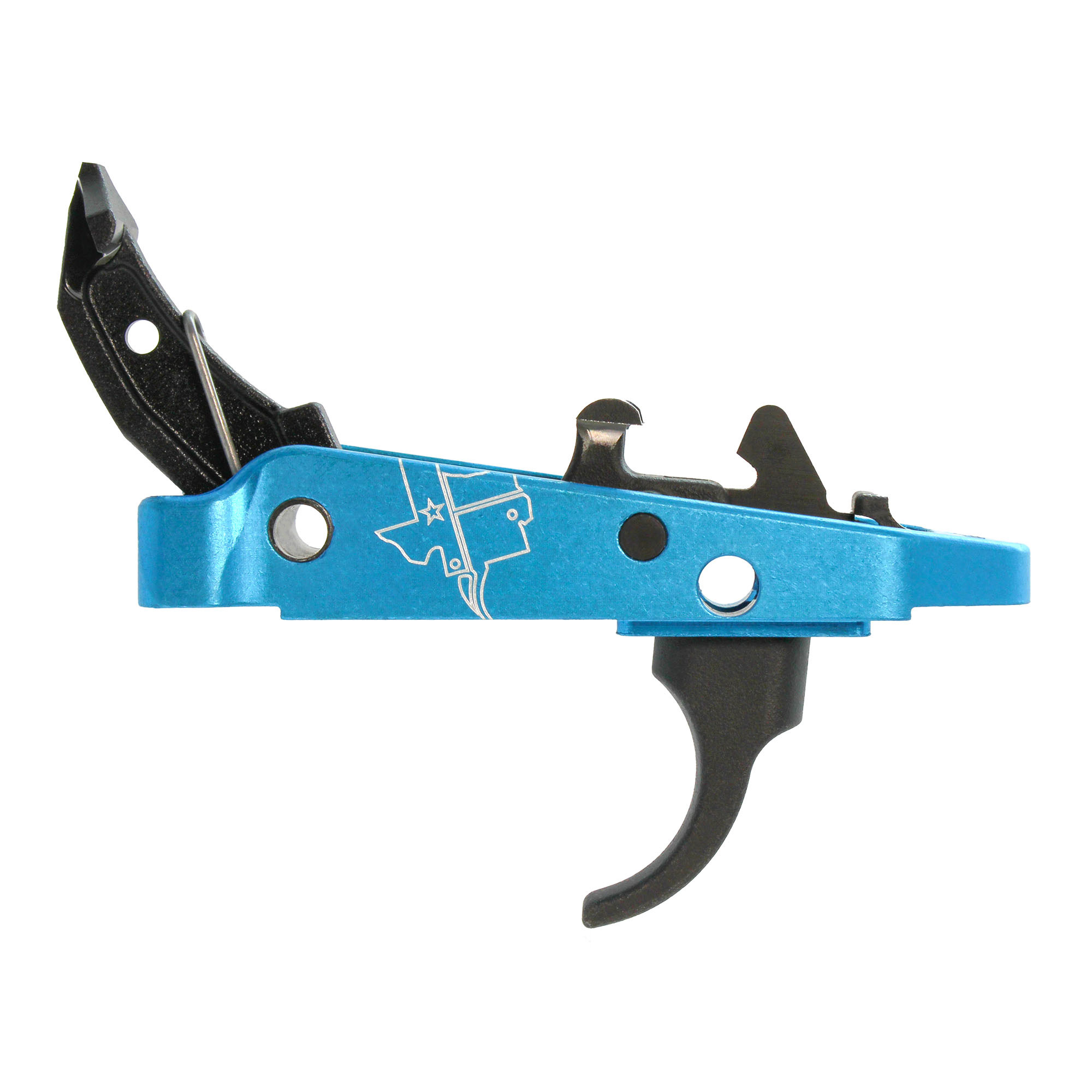 CMC Triggers AK47 Trigger 2.0, Traditional Curved Trigger, Black, Fits AK-47, 2-2.5 Pounds - Cmc