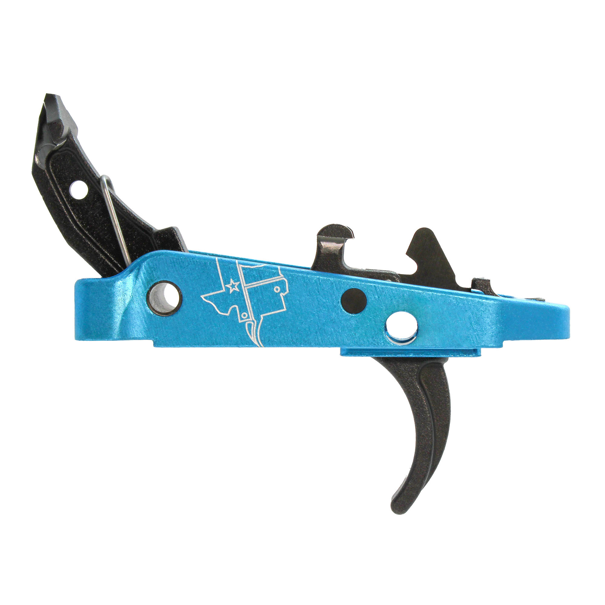 CMC Triggers AK-47 Trigger 2.0, Curved Trigger, Black, Fits AK-47, 4-4.5 Pounds - Cmc