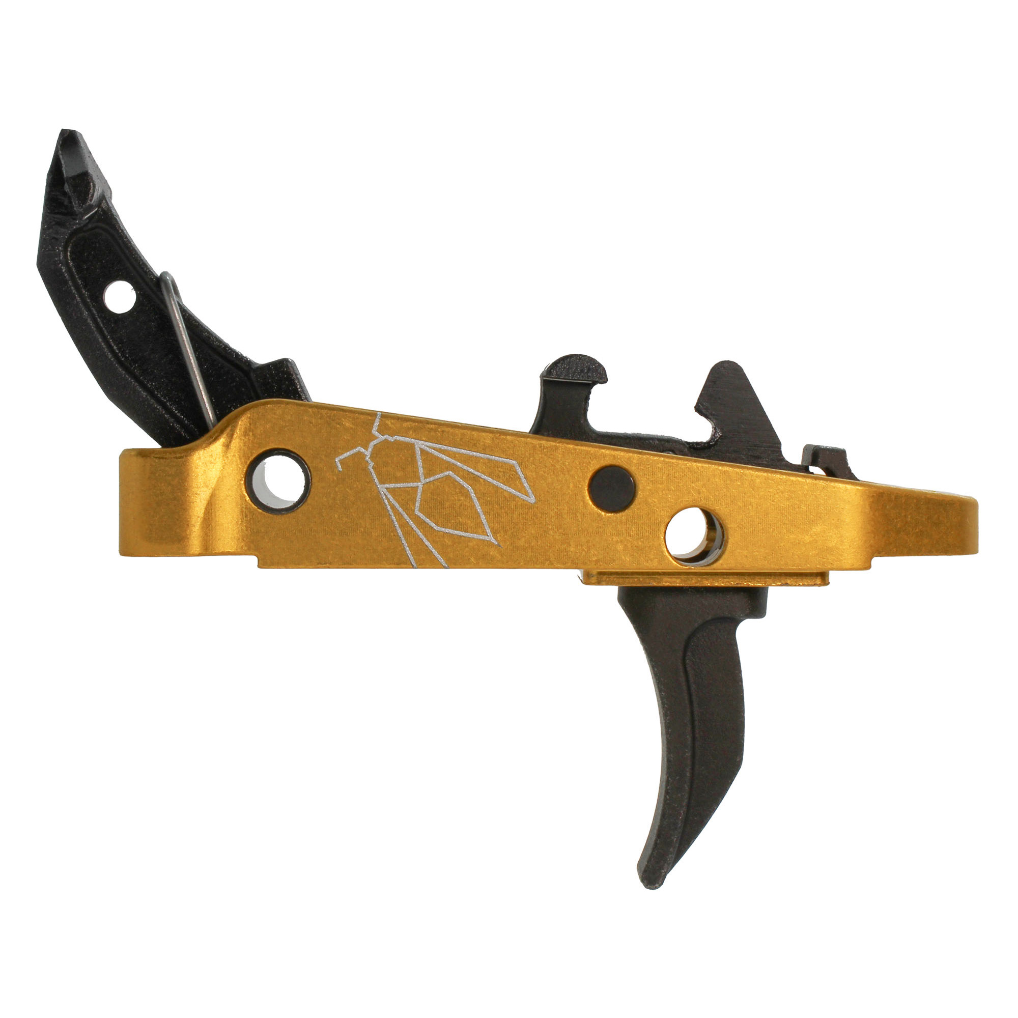 CMC Triggers AK47 Trigger 2.0, Combat Curve Trigger, Black, Fits AK-47, 4-4.5 Pounds - Cmc