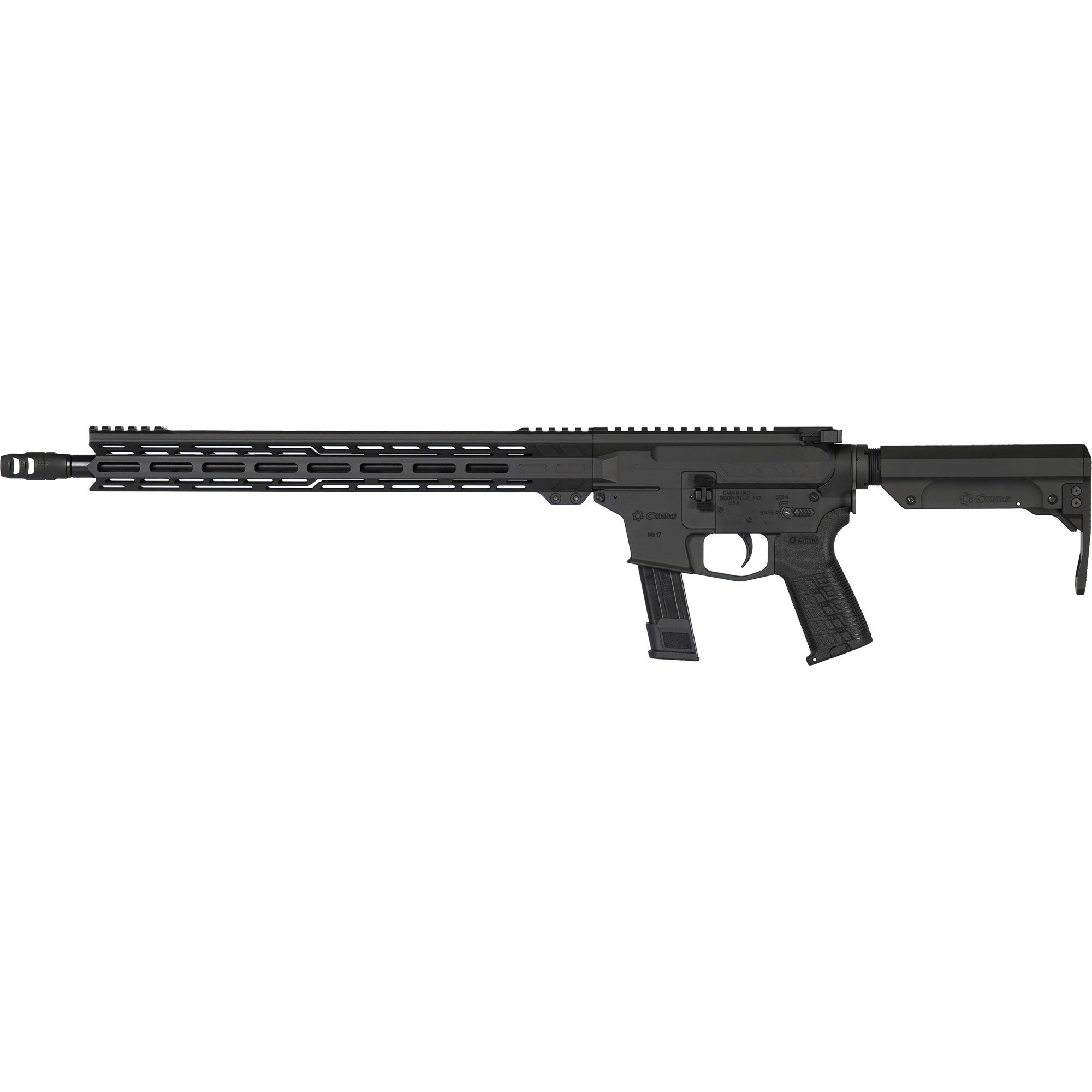 CMMG Resolute MK17 9mm AR Rifle with 16.1" Barrel, Black - 92AE6FBAB