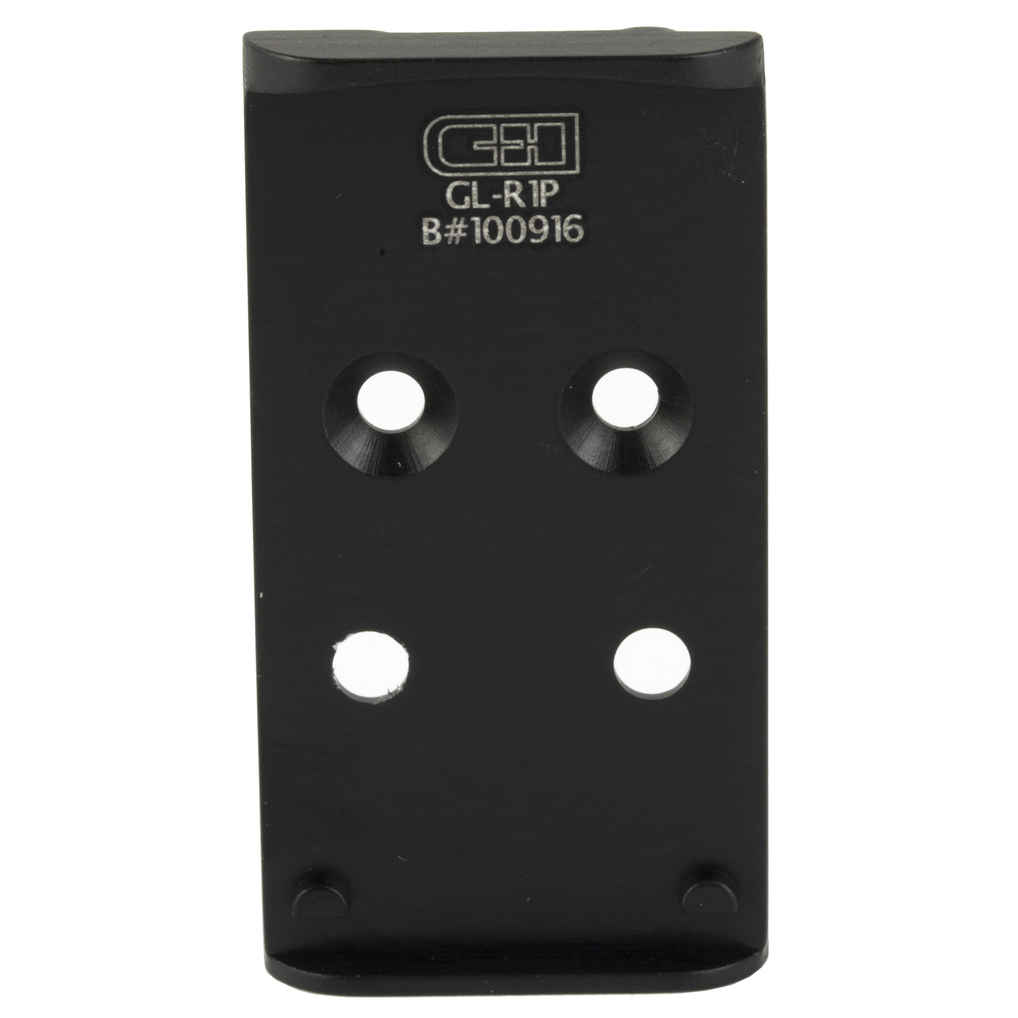 C&H Optic Mounting Plate for Glock MOS fits SIG Romeo1 PRO Anodized Finish Black - C&H