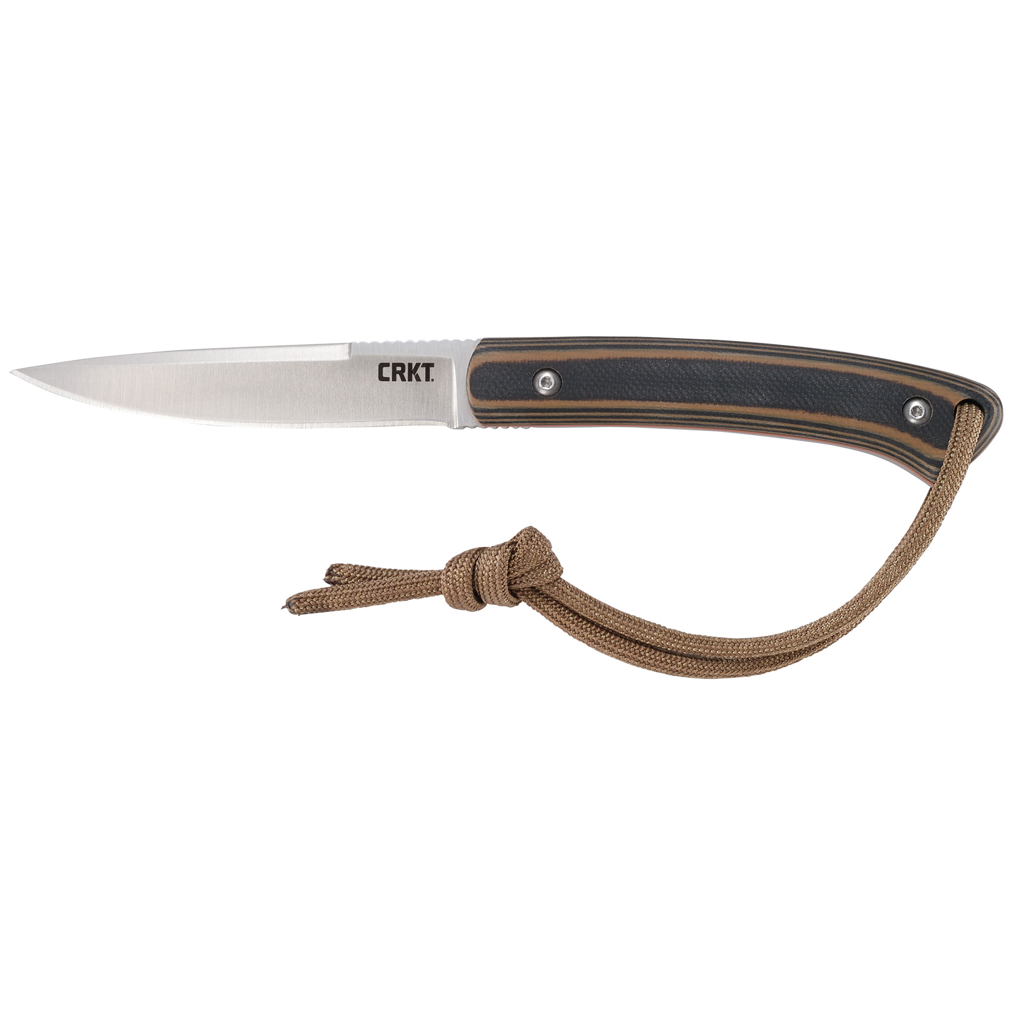CRKT BIWA Silver Plain 3.02" 2382 Satin 8Cr13MoV - Crkt