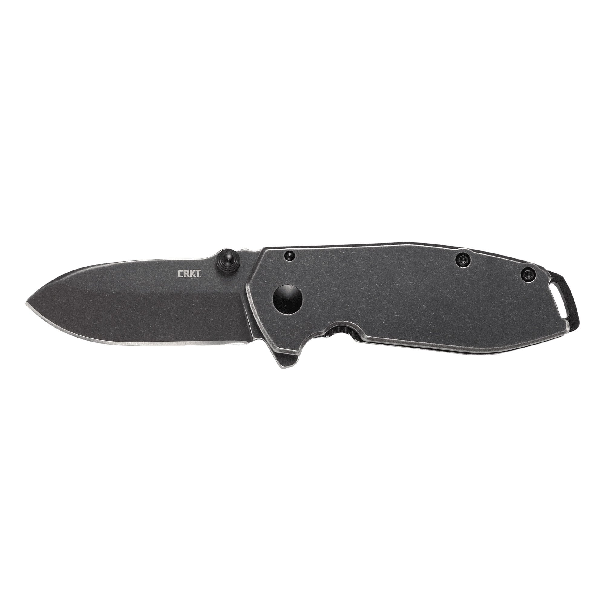CRKT Squid 2.37" Drop Point Assisted Folding Knife, Silver - 2493 - Crkt
