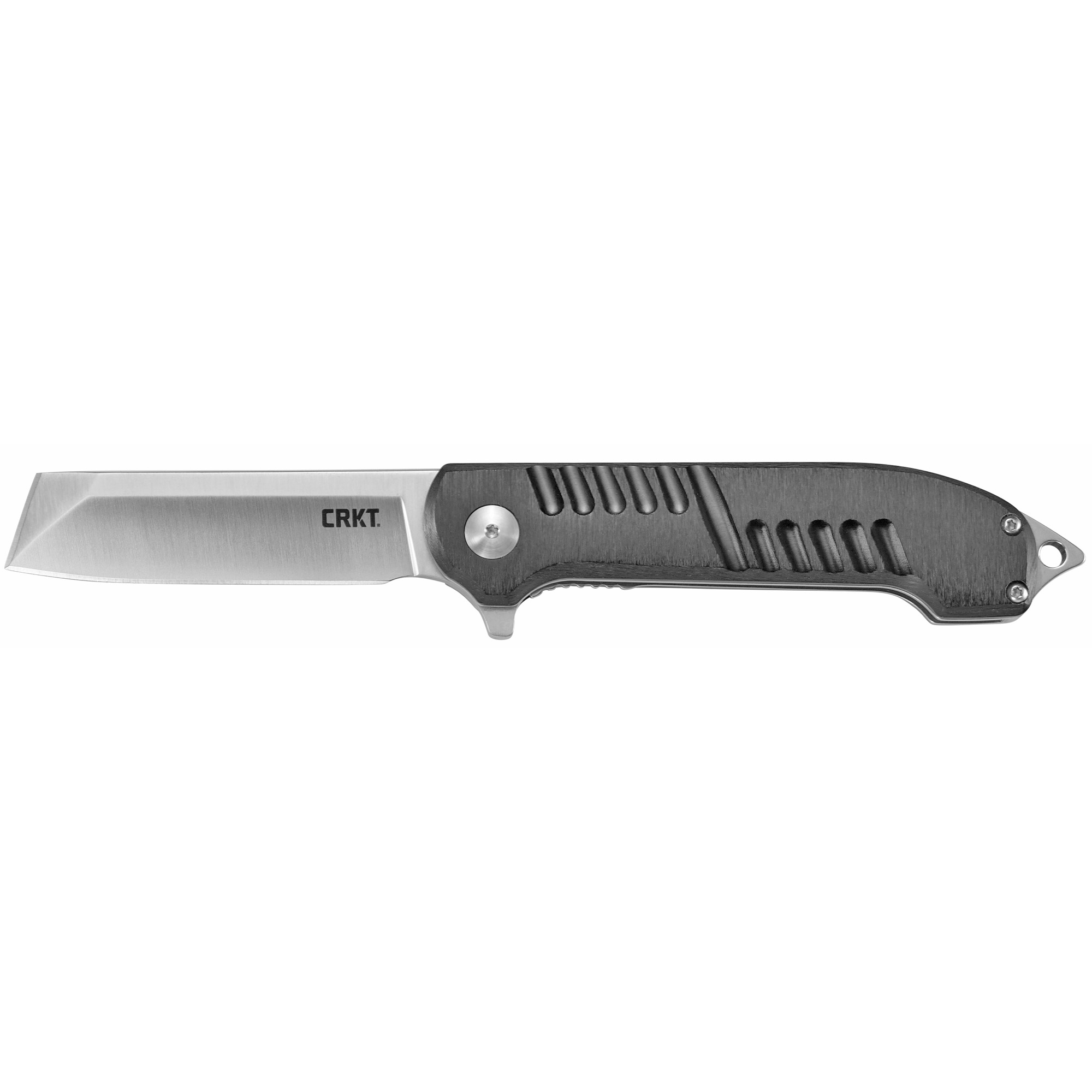 CRKT RAZEL GT Silver Plain Wharncliffe 3.02" 4031 Satin 8Cr13MoV - Crkt