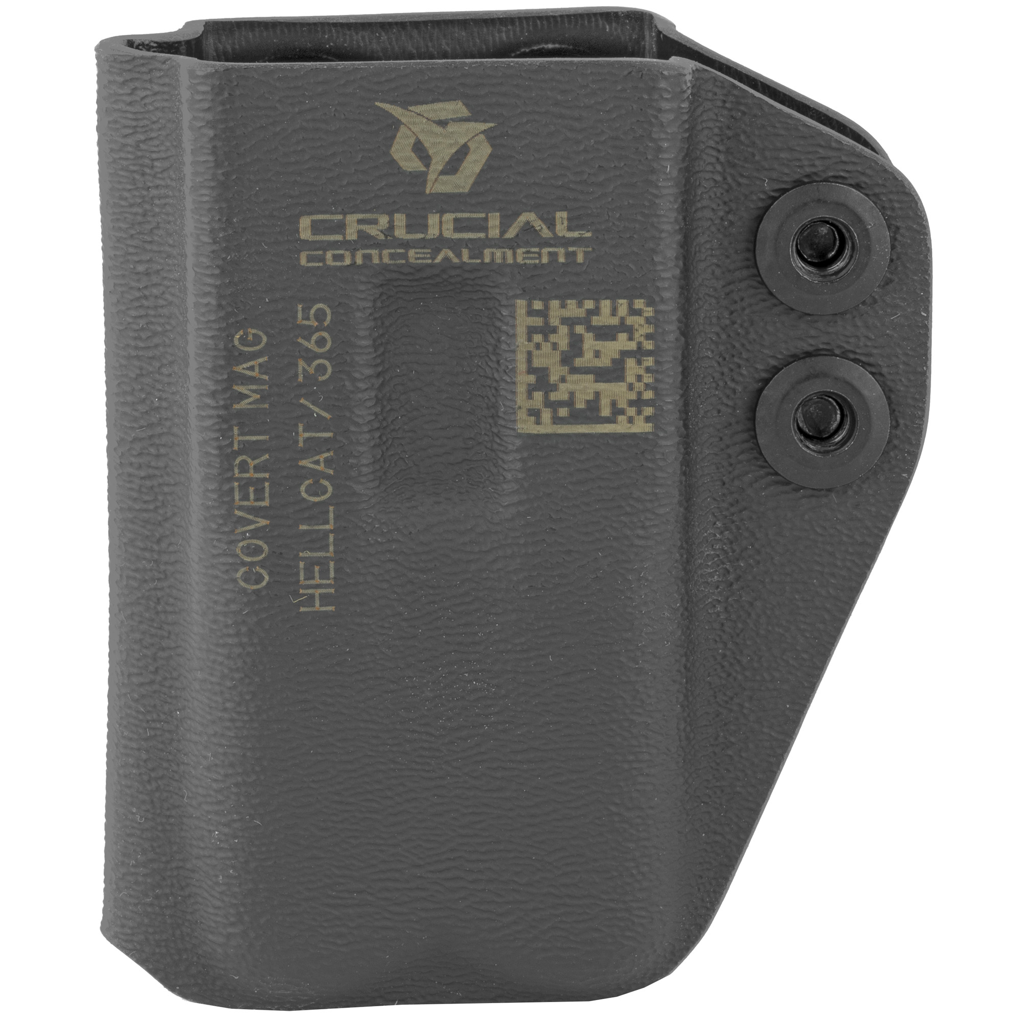 Crucial Concealment Ambidextrous Inside Waistband Holster for Hellcat & P365, Black - 1039