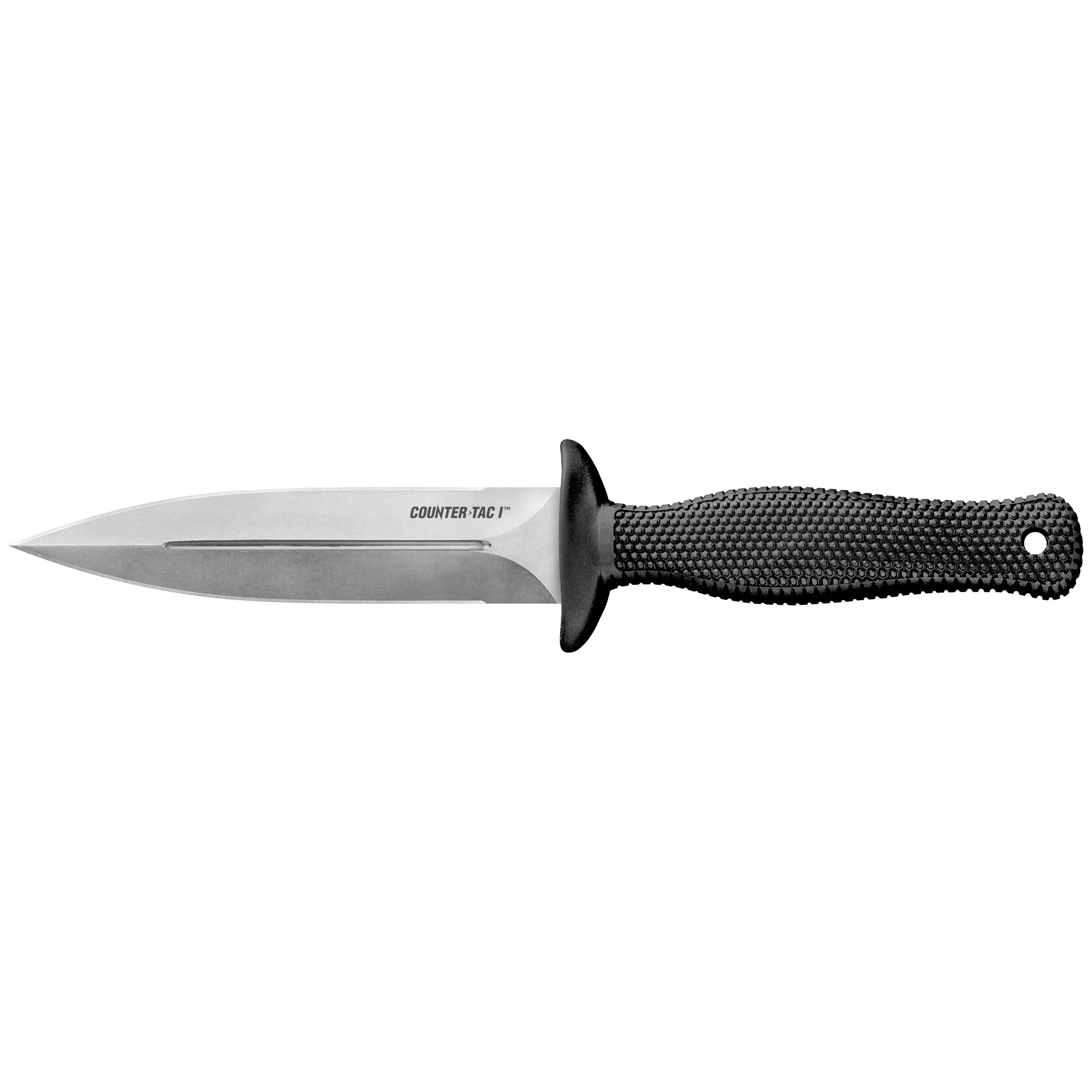 Cold Steel Counter Tac 1, Fixed Blade Knife, AUS-8 Steel, Plain Edge, 5" Blade - Cold Steel